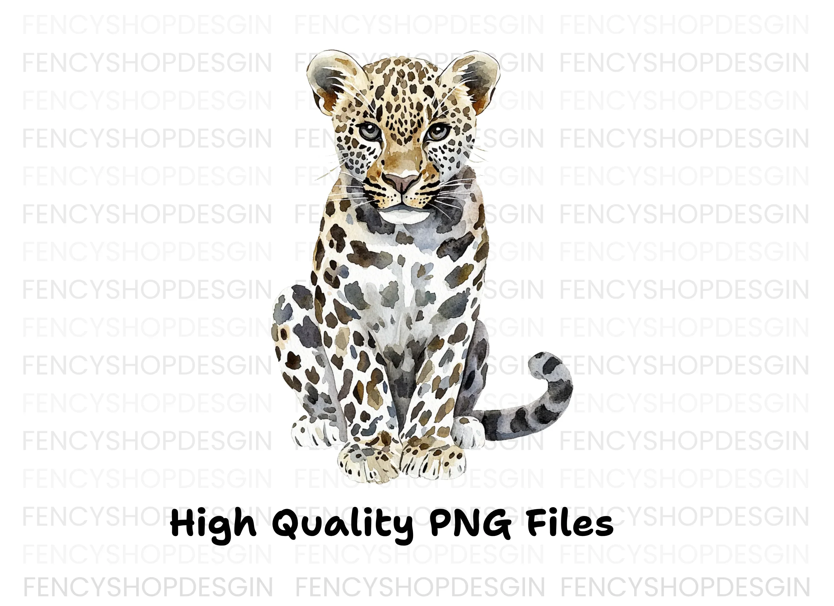 Cute Leopard Clipart Bundle - Image 3