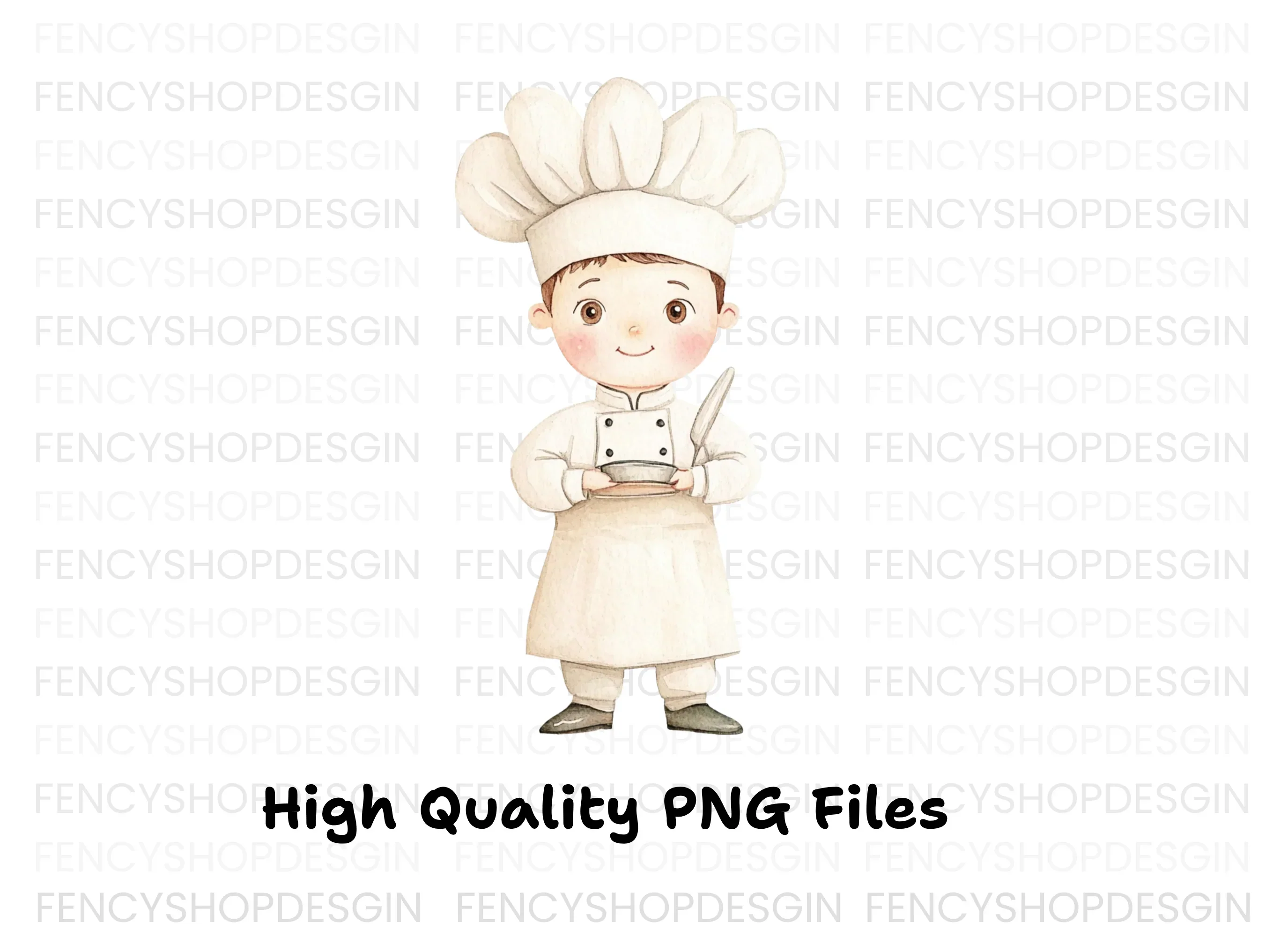 Cute Little Chef Clipart Bundle - Image 3
