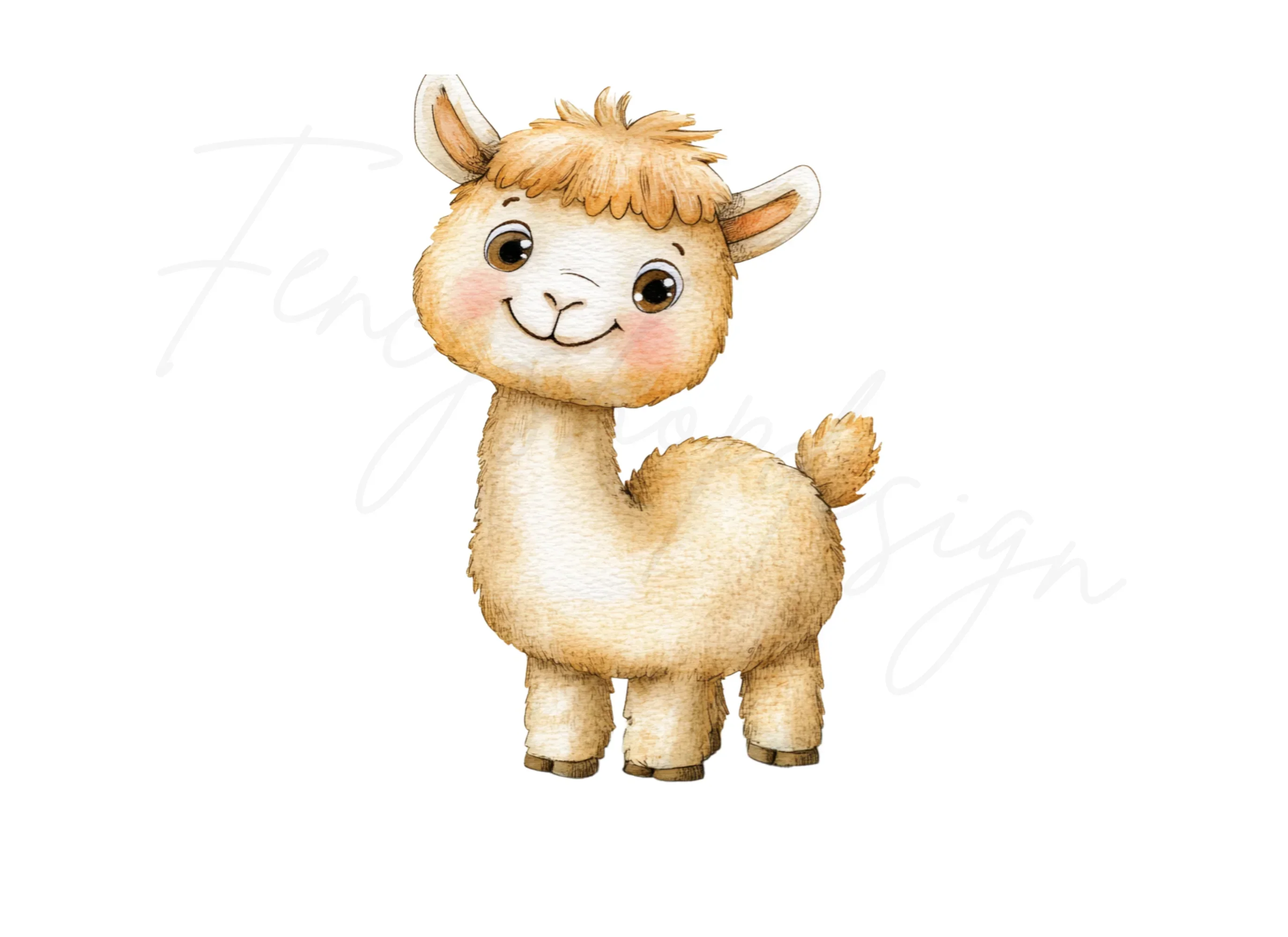 Cute Llama Clipart Bundle - Image 3