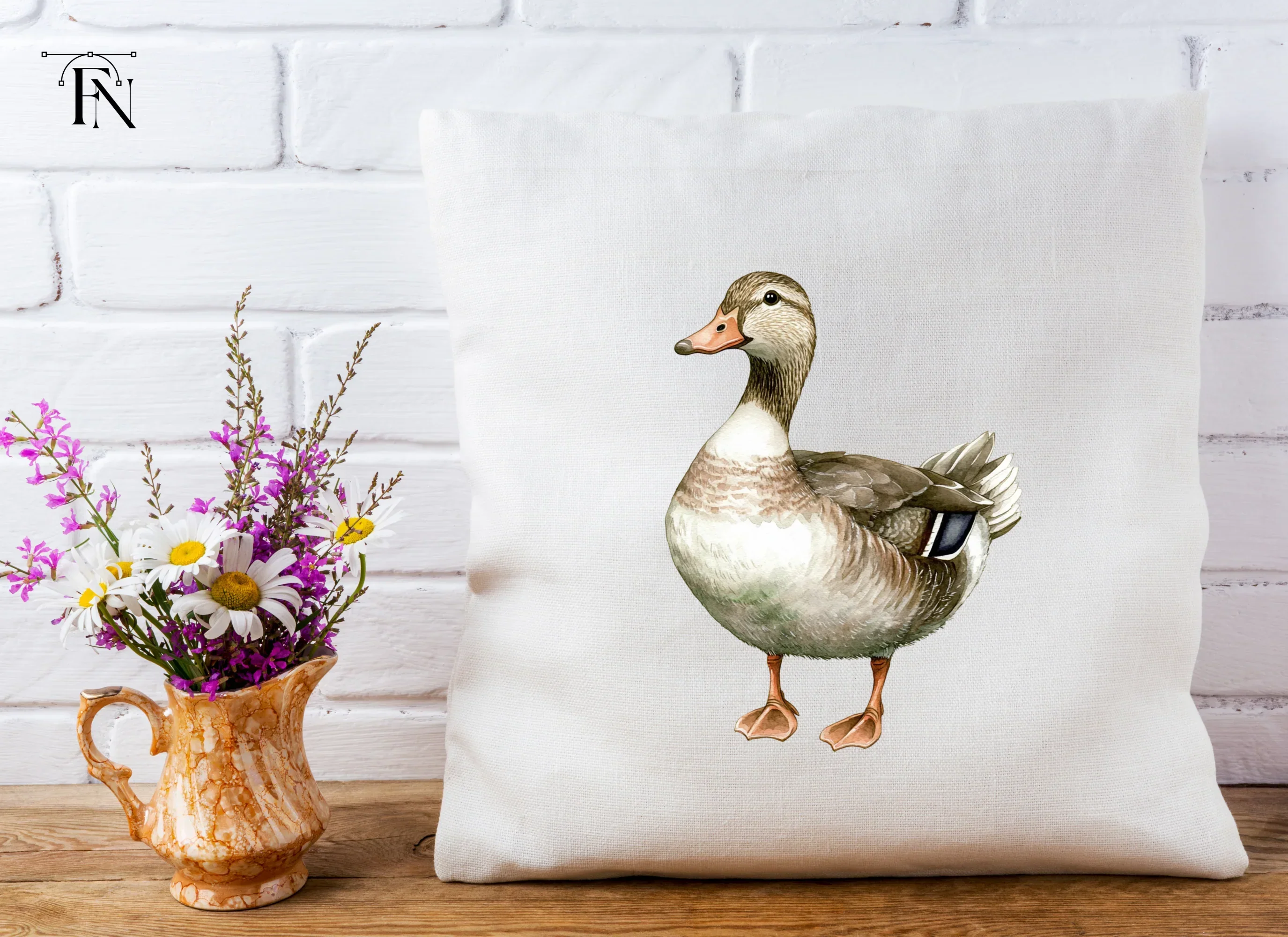 Cute Mallard Duck Clipart Bundle - Image 4