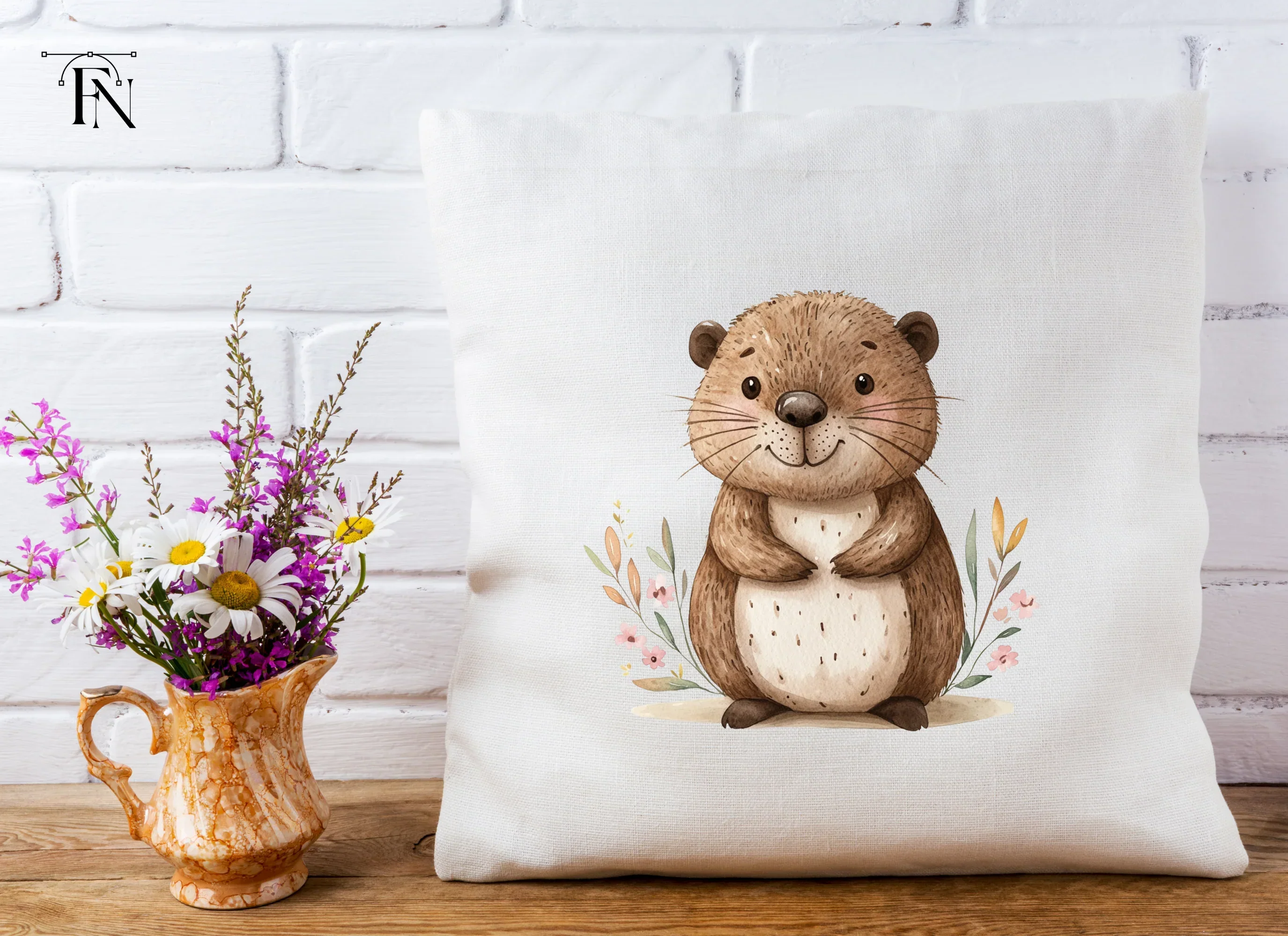 Cute Otter Clipart Bundle - Image 4