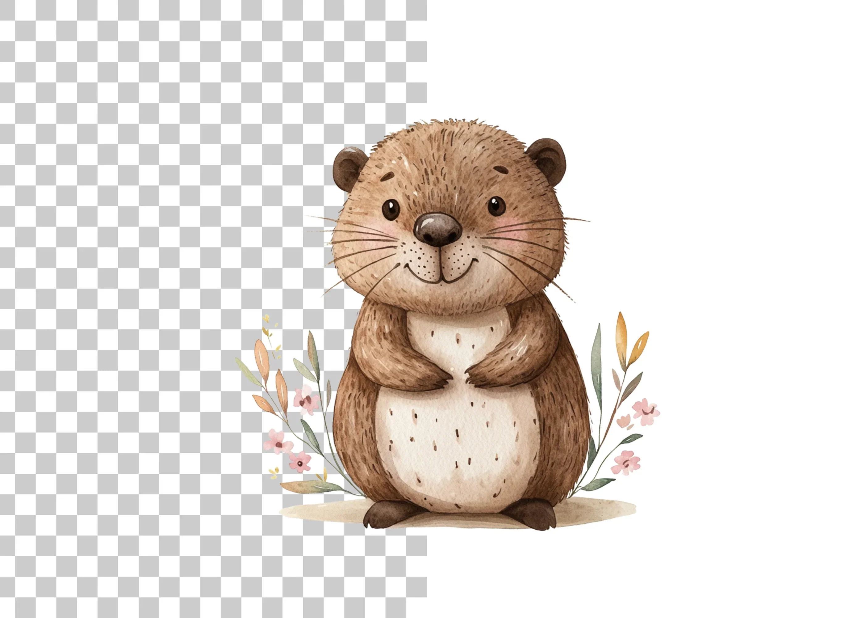 Cute Otter Clipart Bundle - Image 6