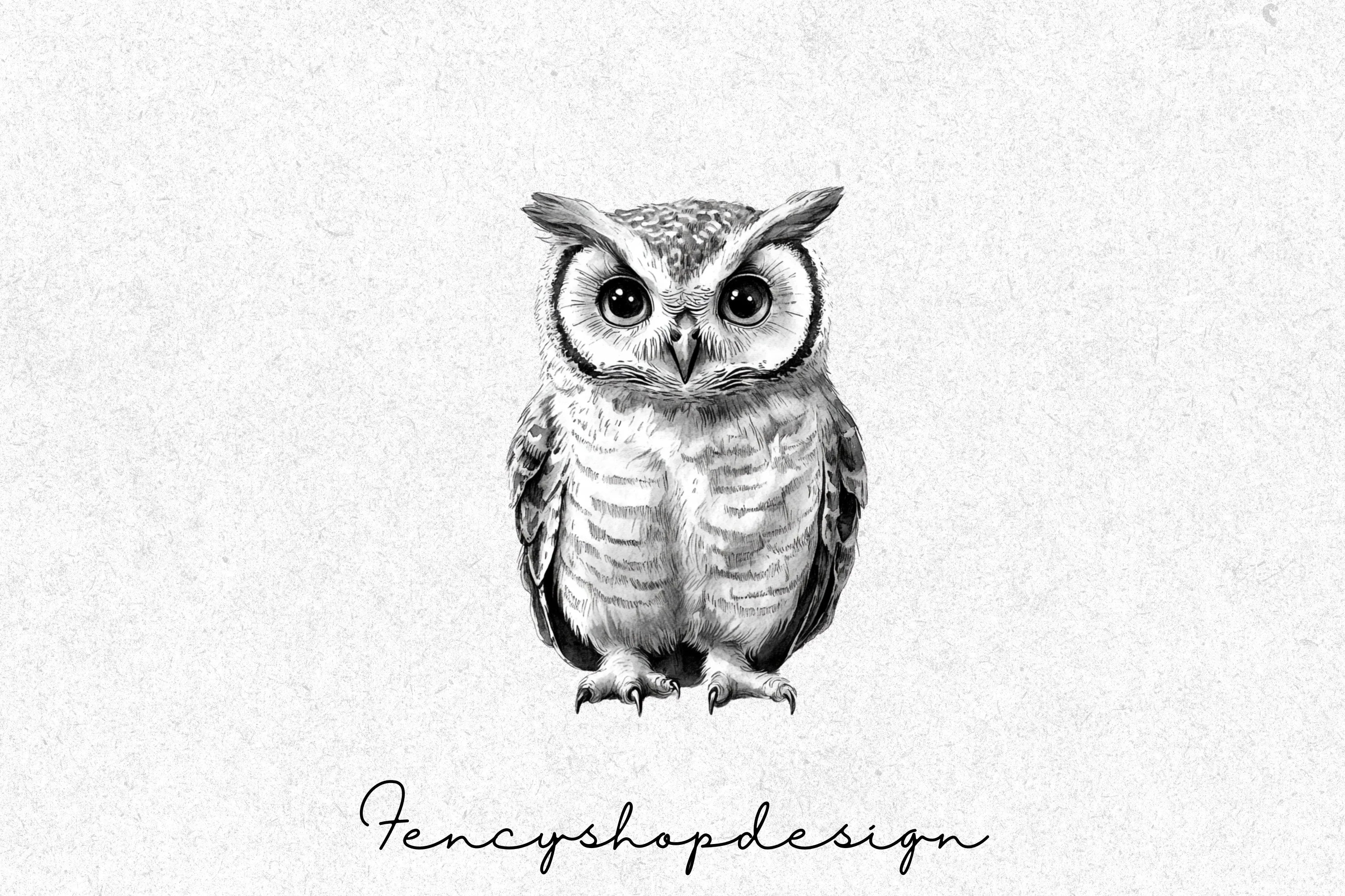Cute Owl Clipart Bundle - Image 8