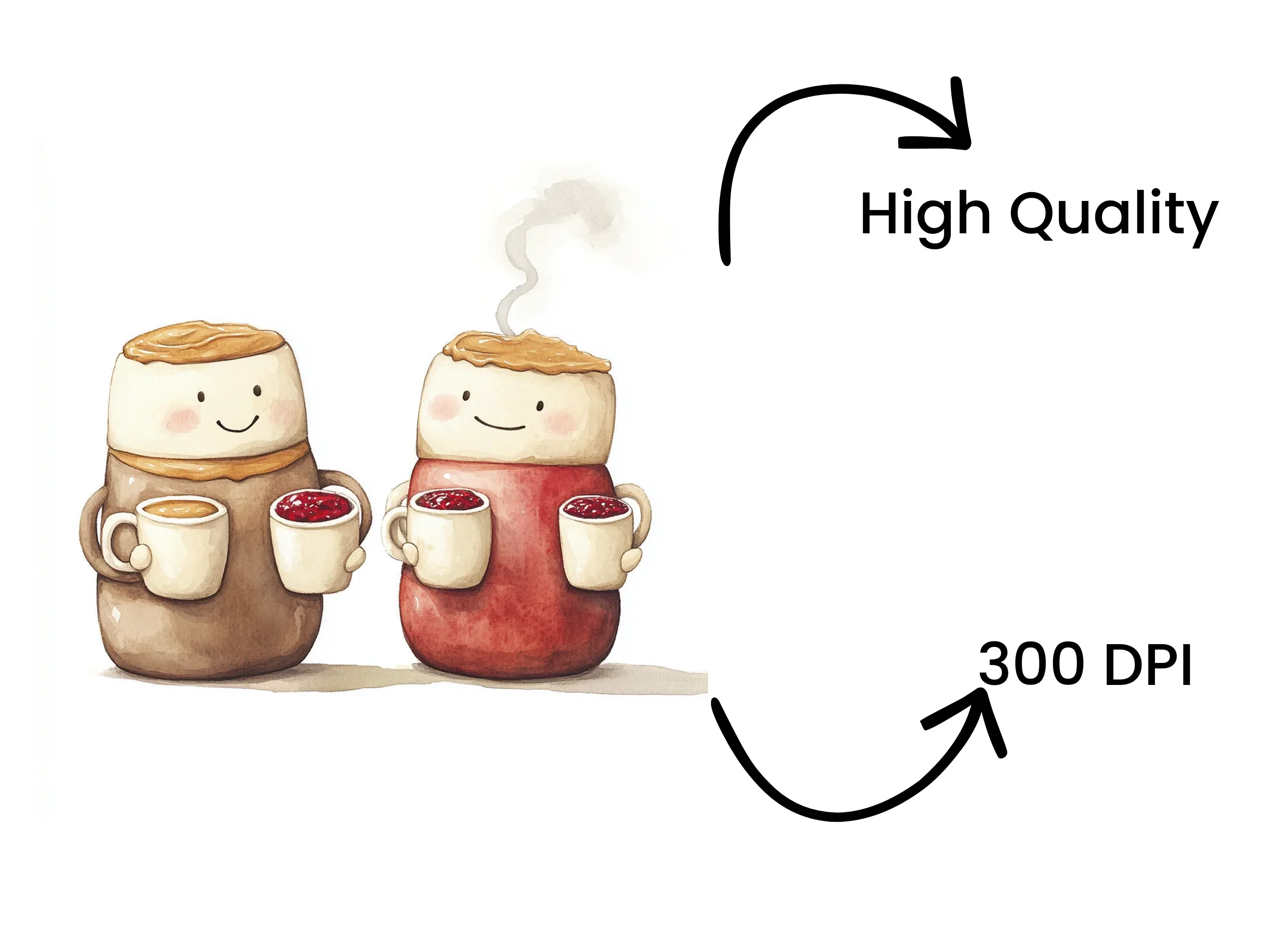 Cute Peanut Butter and Jelly Clipart Bundle - Image 4