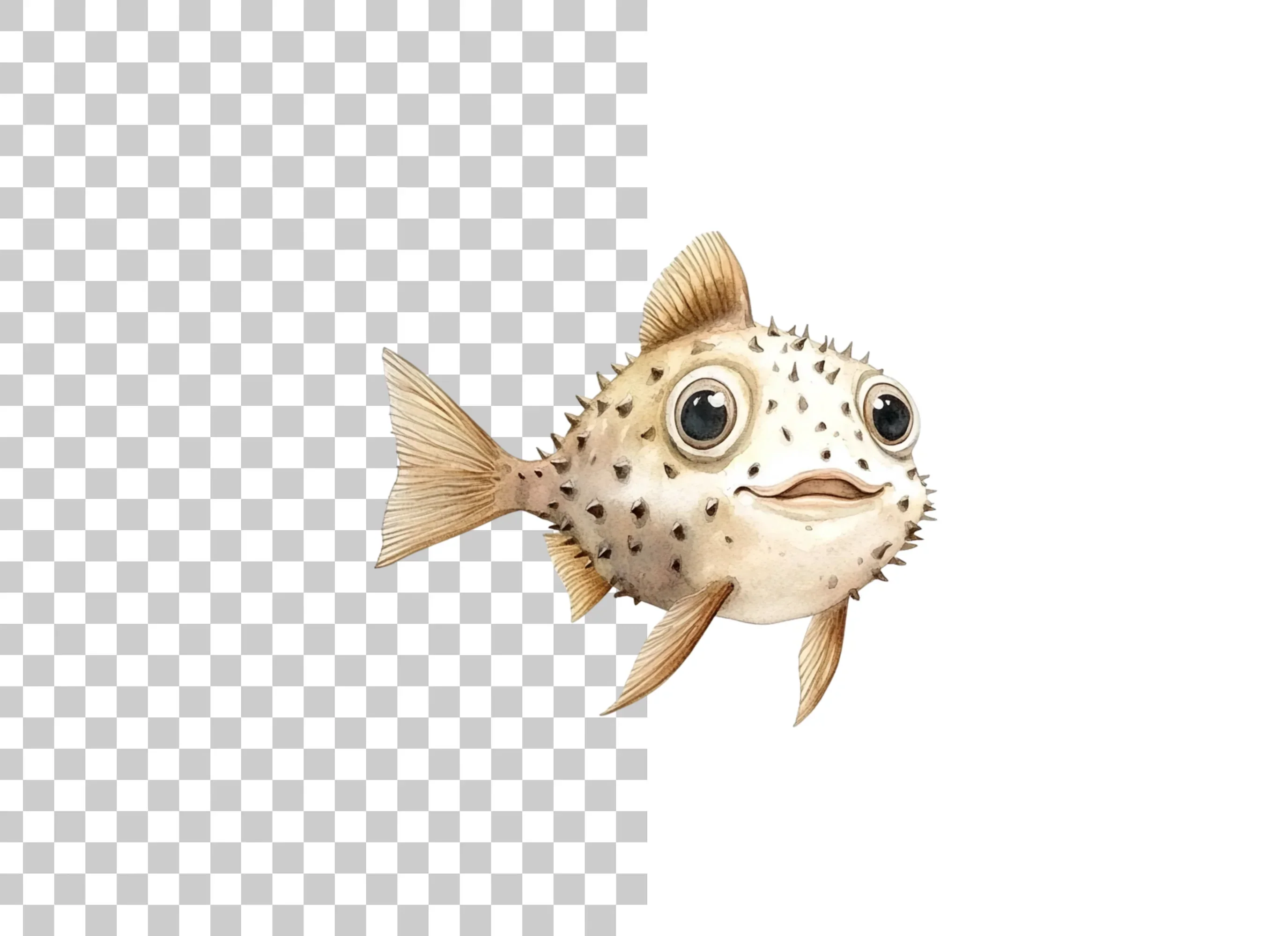 Cute Pufferfish Clipart Bundle - Image 2