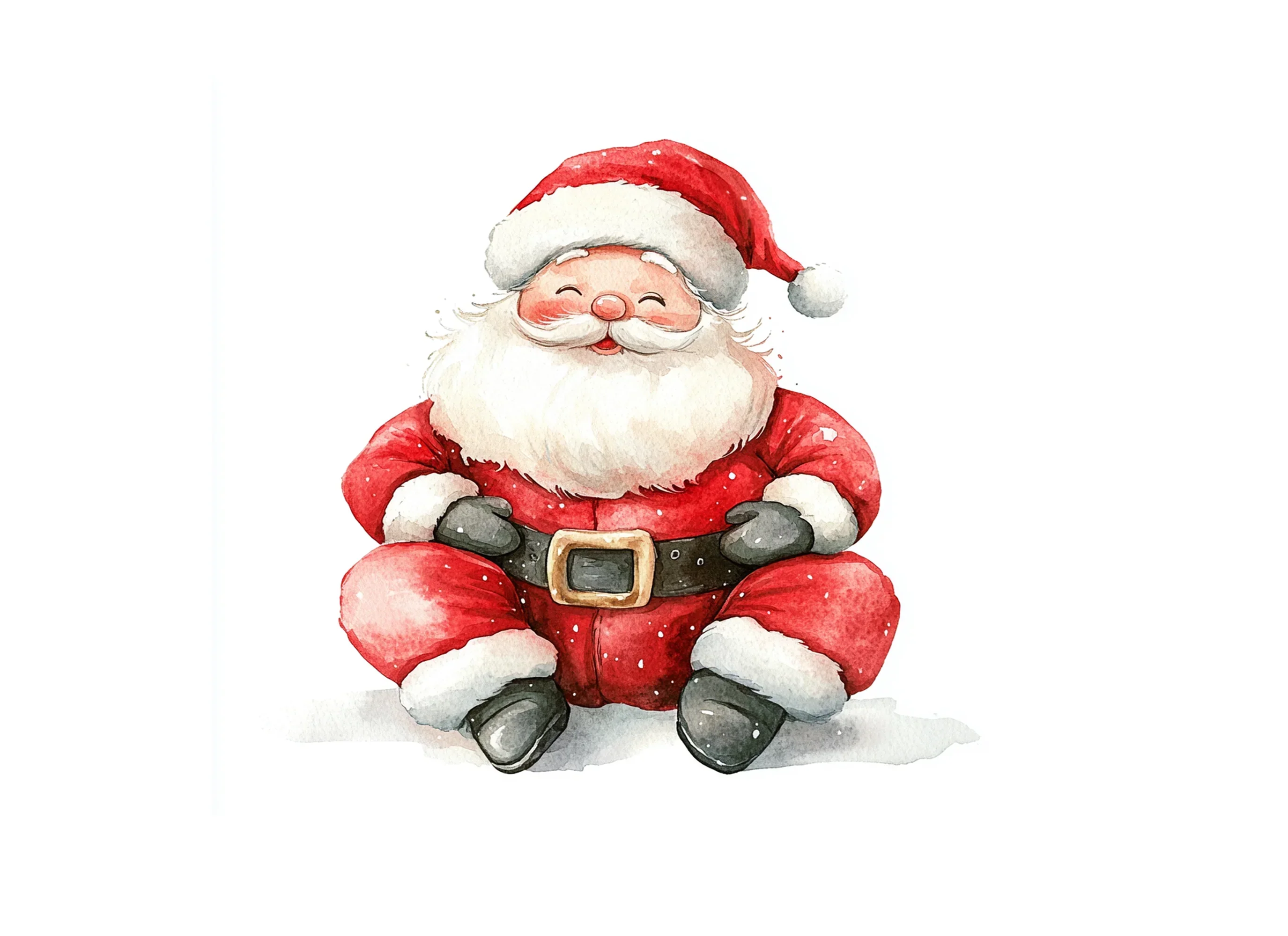 Cute Santa Claus Clipart Bundle - Image 3
