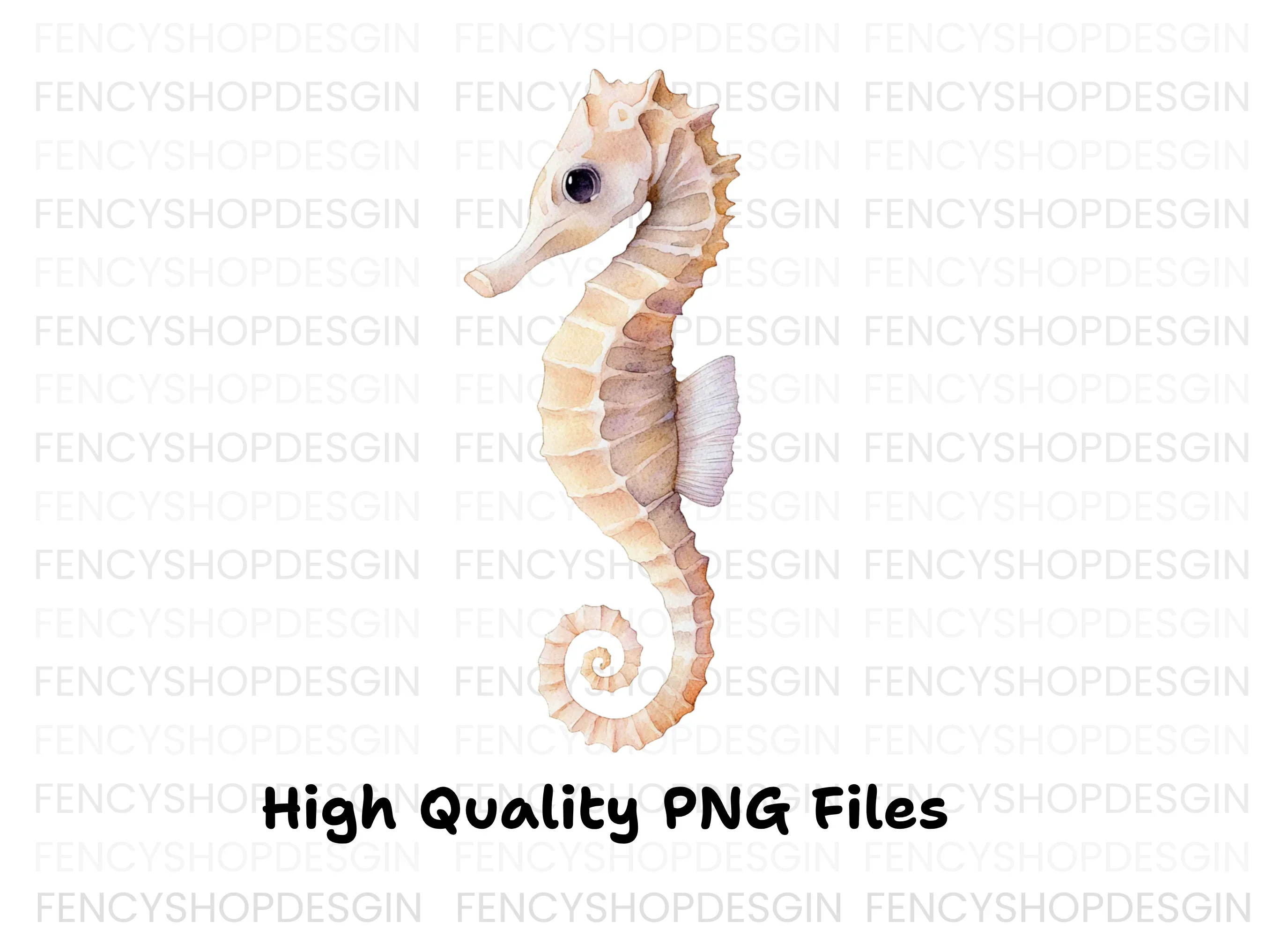 Cute Seahorse Clipart Bundle - Image 3