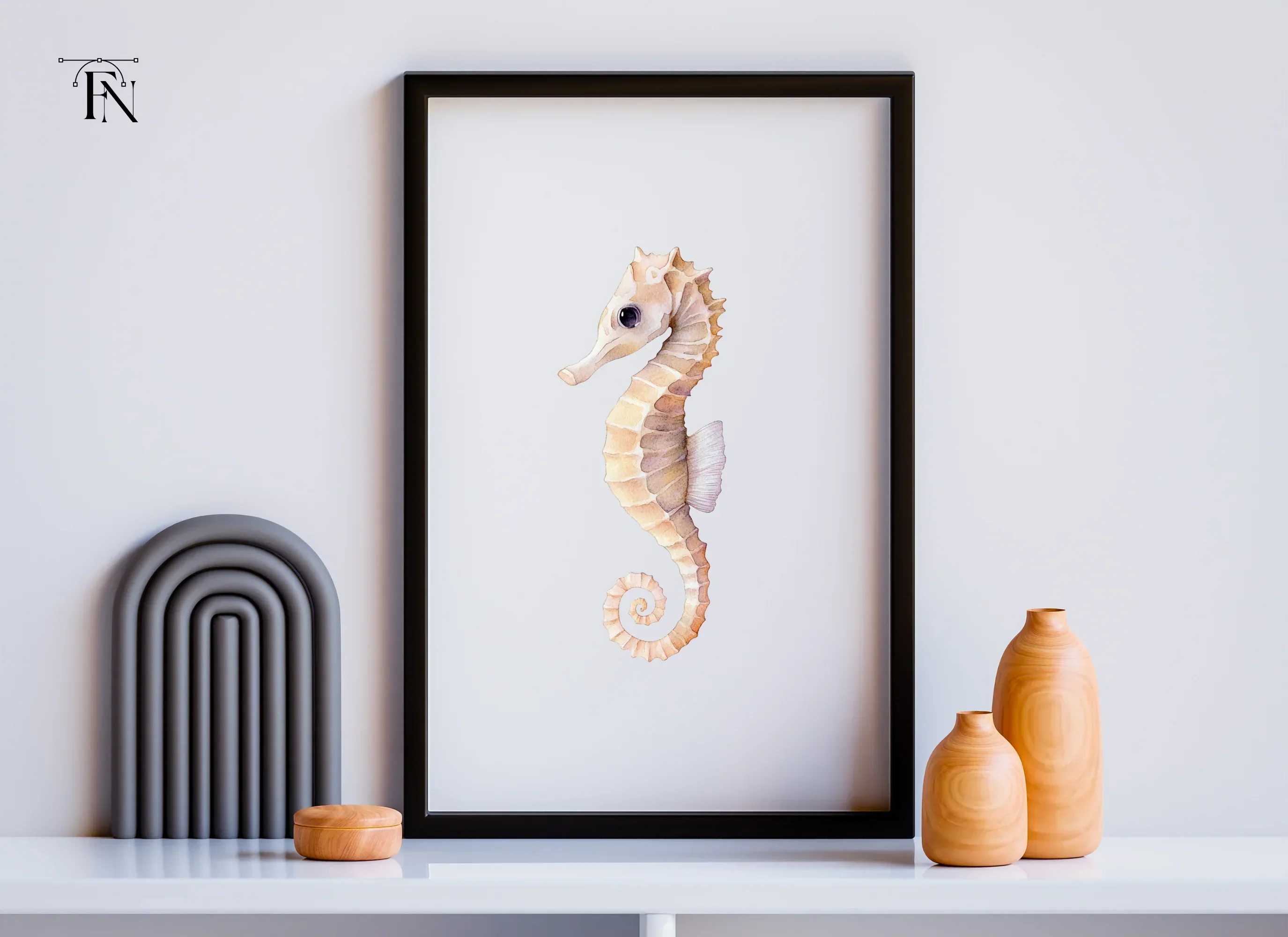 Cute Seahorse Clipart Bundle - Image 6