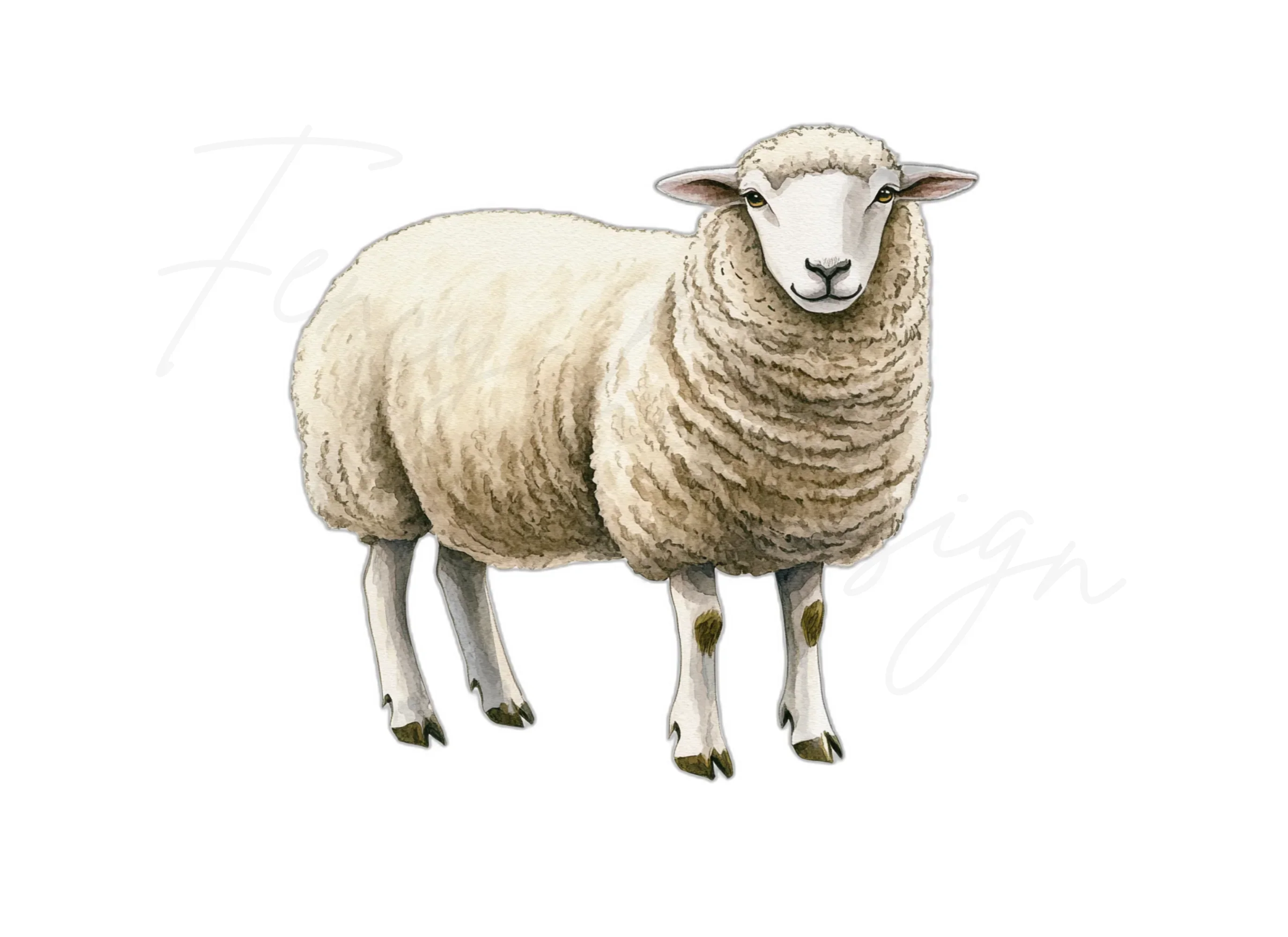 Cute Sheep Clipart Bundle - Image 2