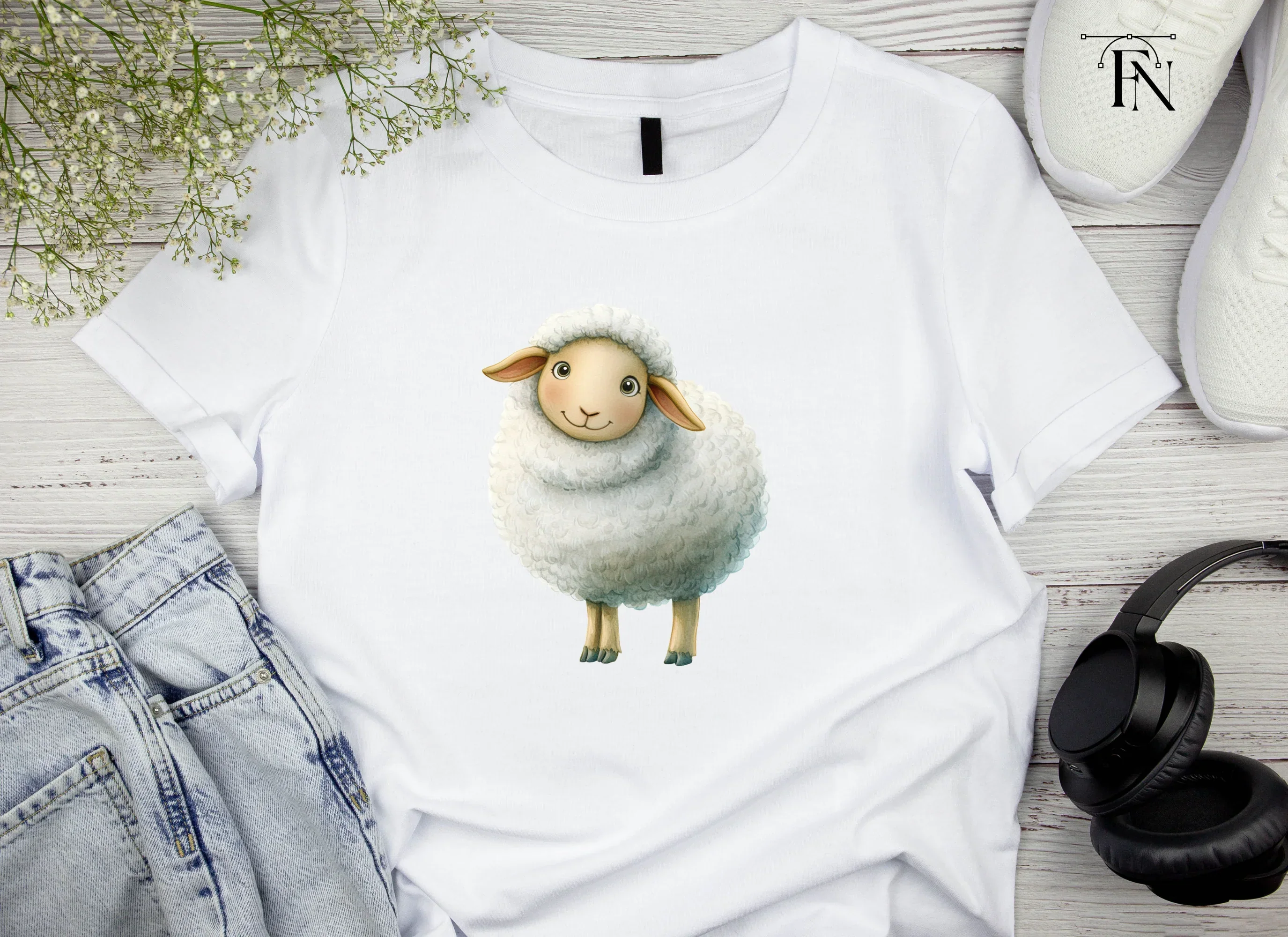 Cute Sheep Clipart Bundle - Image 4