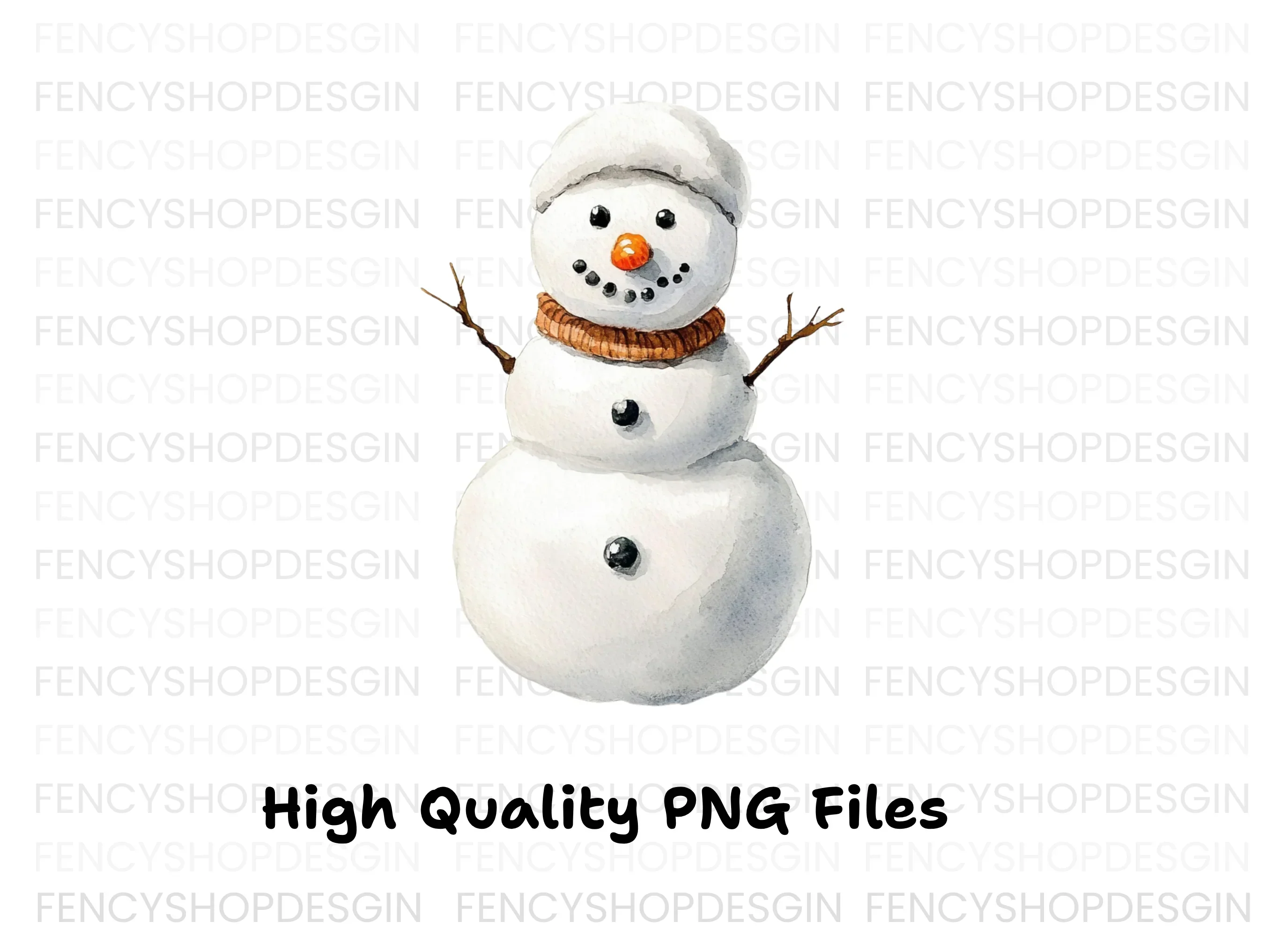 Cute Snowman Clipart Bundle - Image 2
