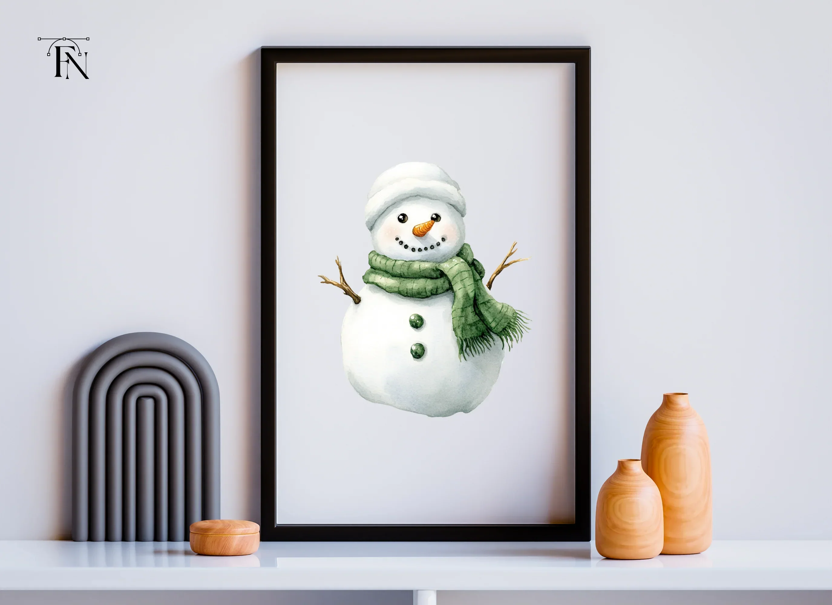 Cute Snowman Clipart Bundle - Image 6