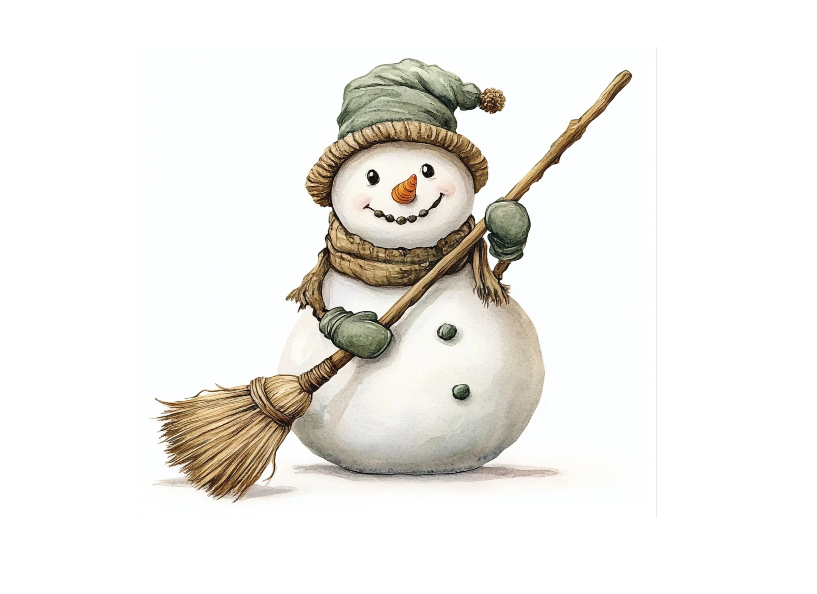 Cute Snowman Winter Clipart Bundle - Image 2
