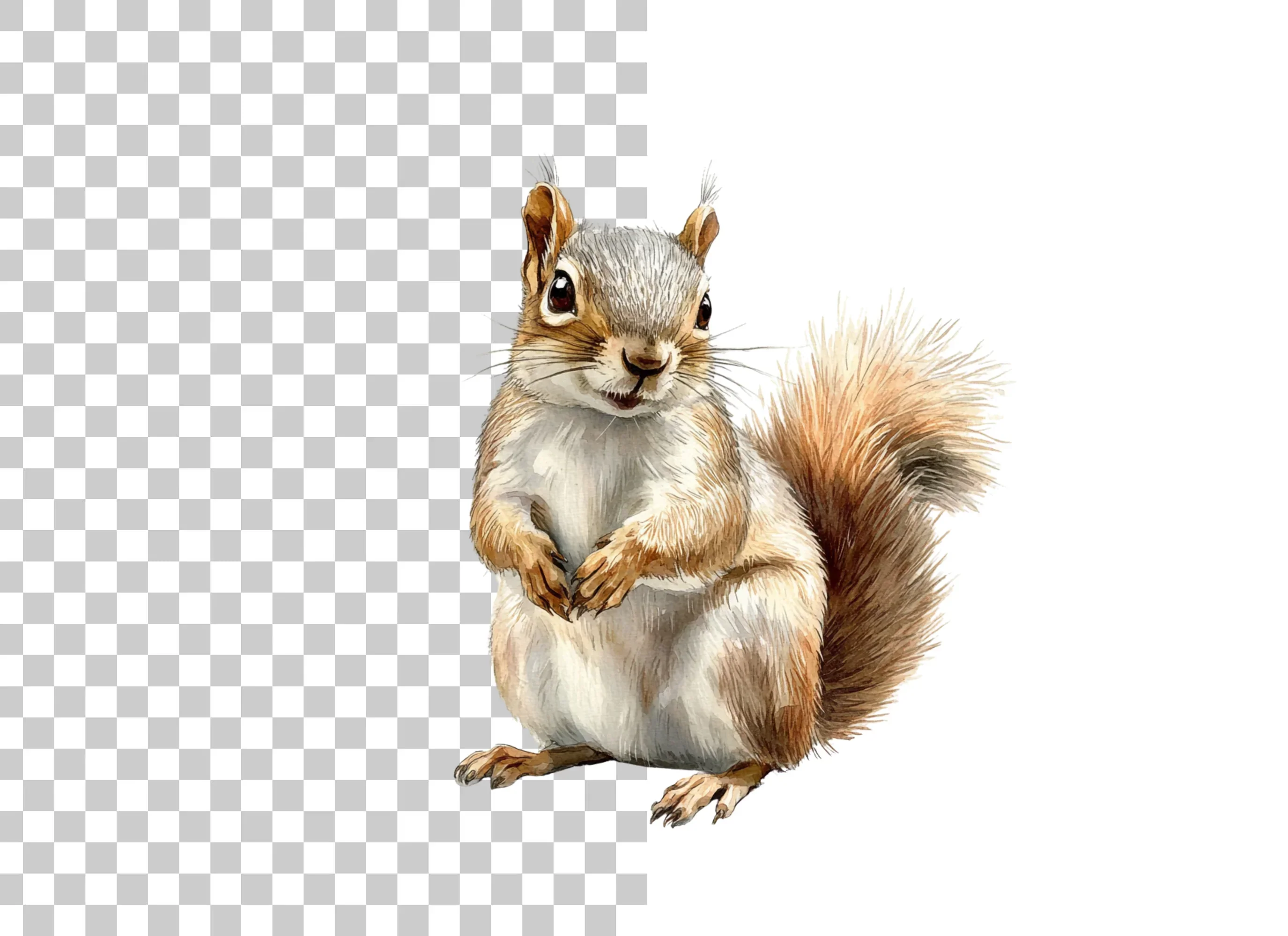 Cute Squirrel Animal Clipart Bundle - Image 6