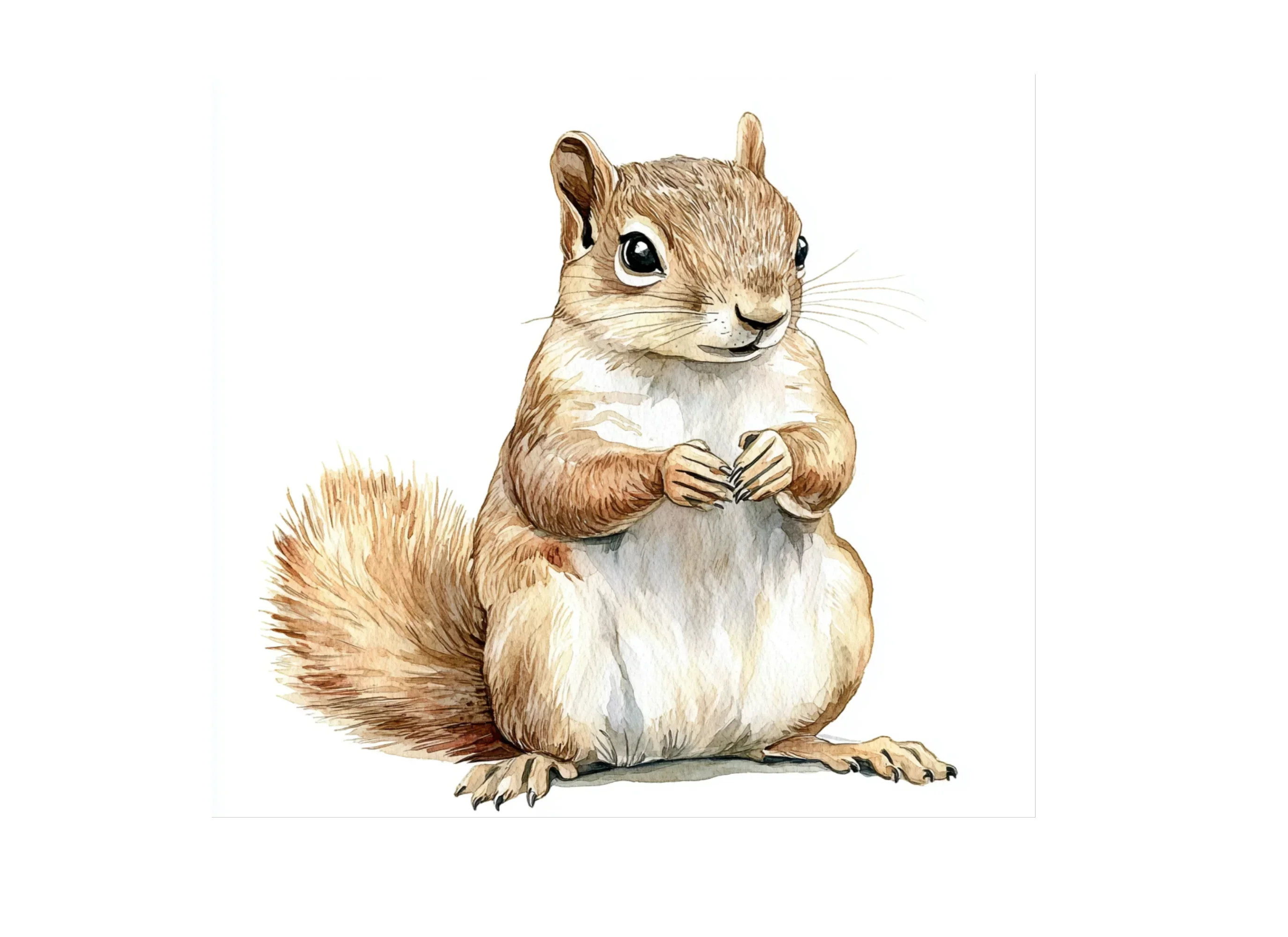 Cute Squirrel Clipart Bundle - Image 3