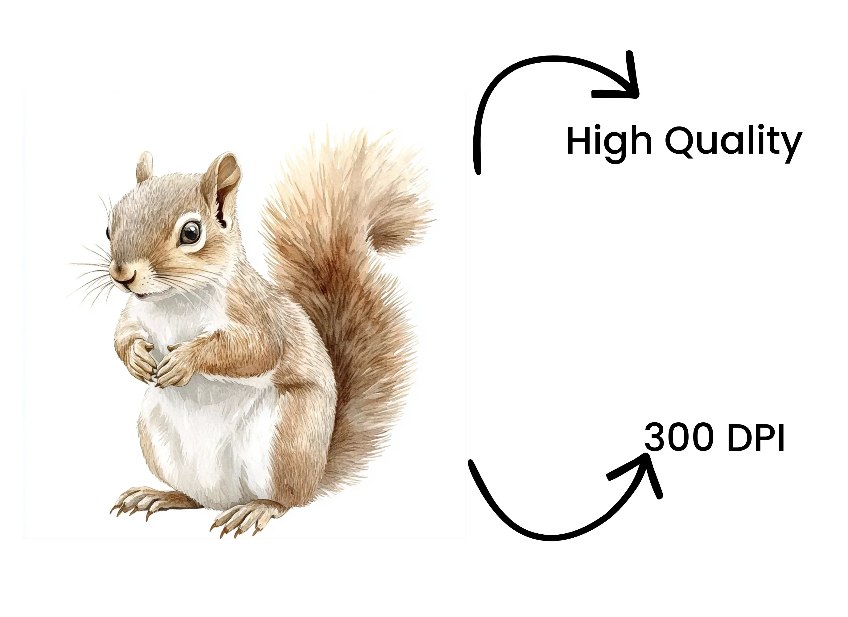 Cute Squirrel Clipart Bundle - Image 4