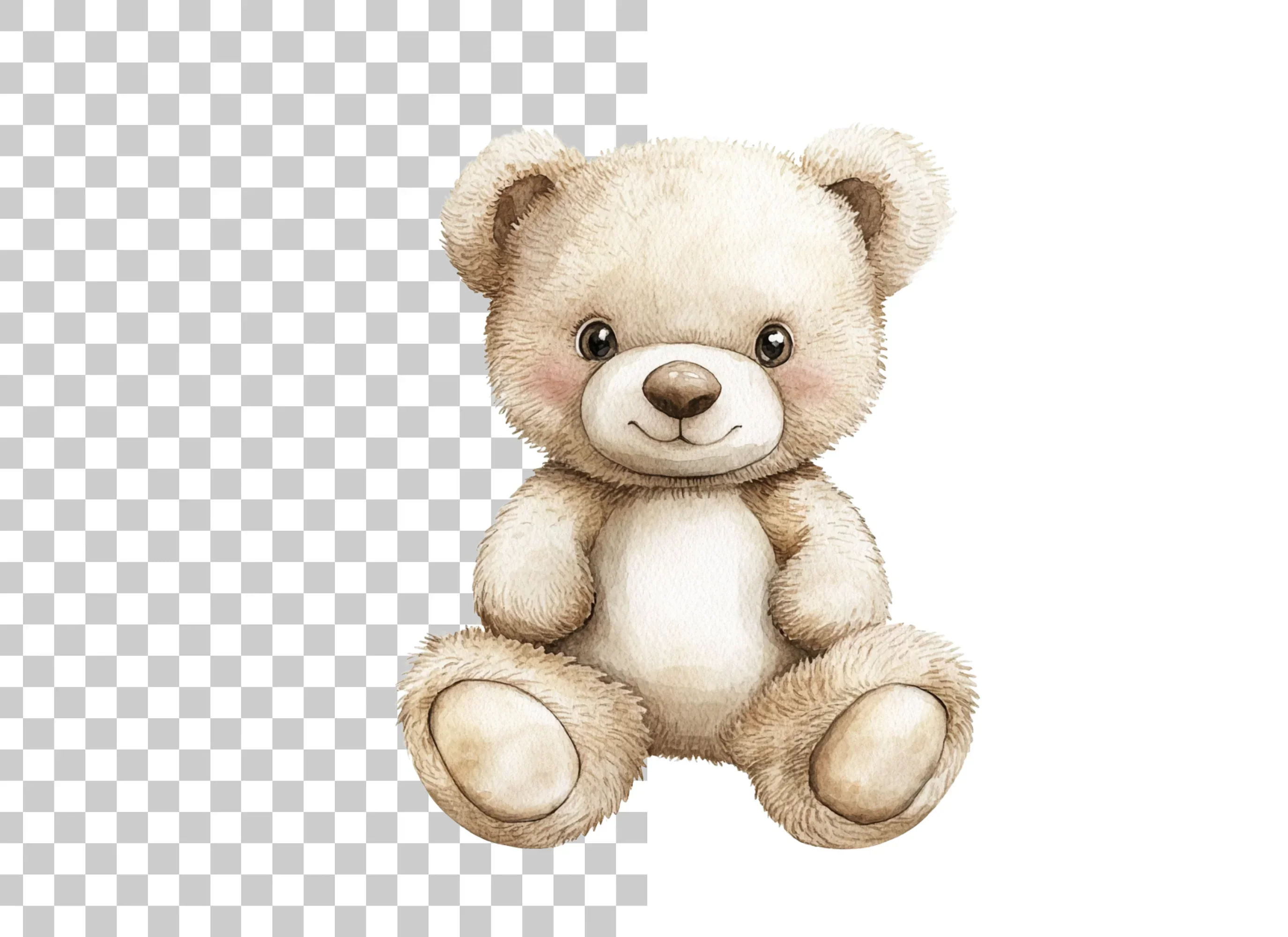 Cute Teddy Bear Clipart Bundle - Image 2