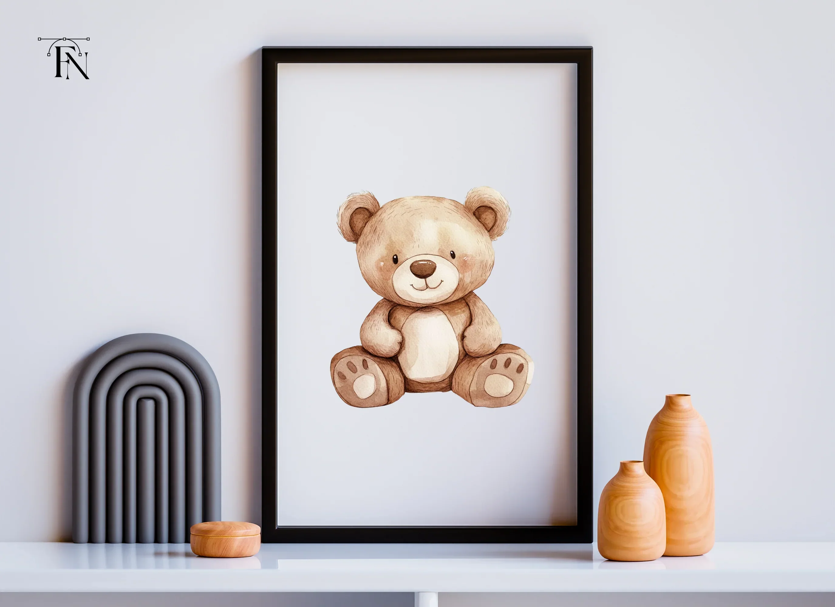 Cute Teddy Bear Clipart Bundle - Image 6