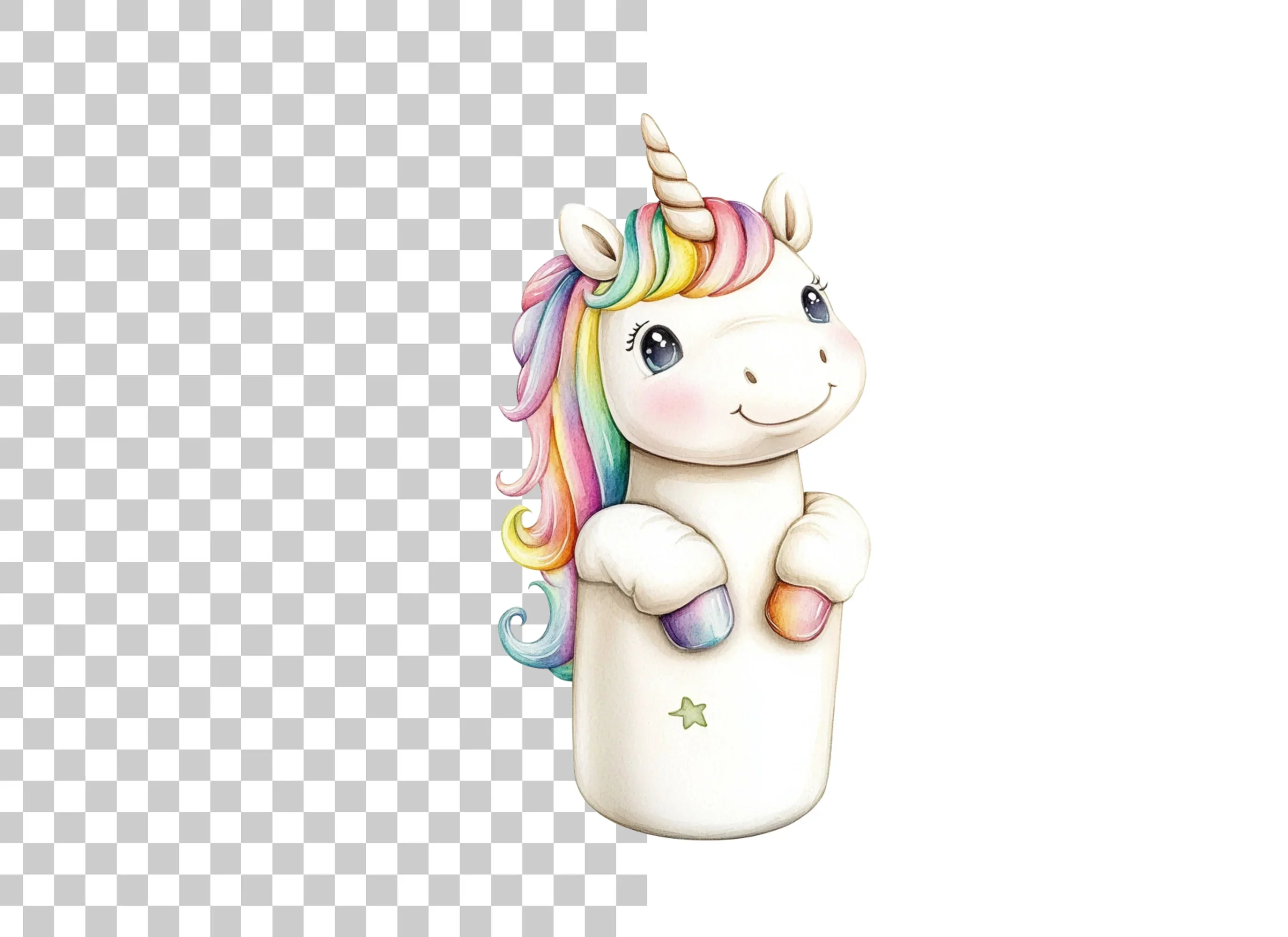 Cute Unicorn Clipart Bundle - Image 2