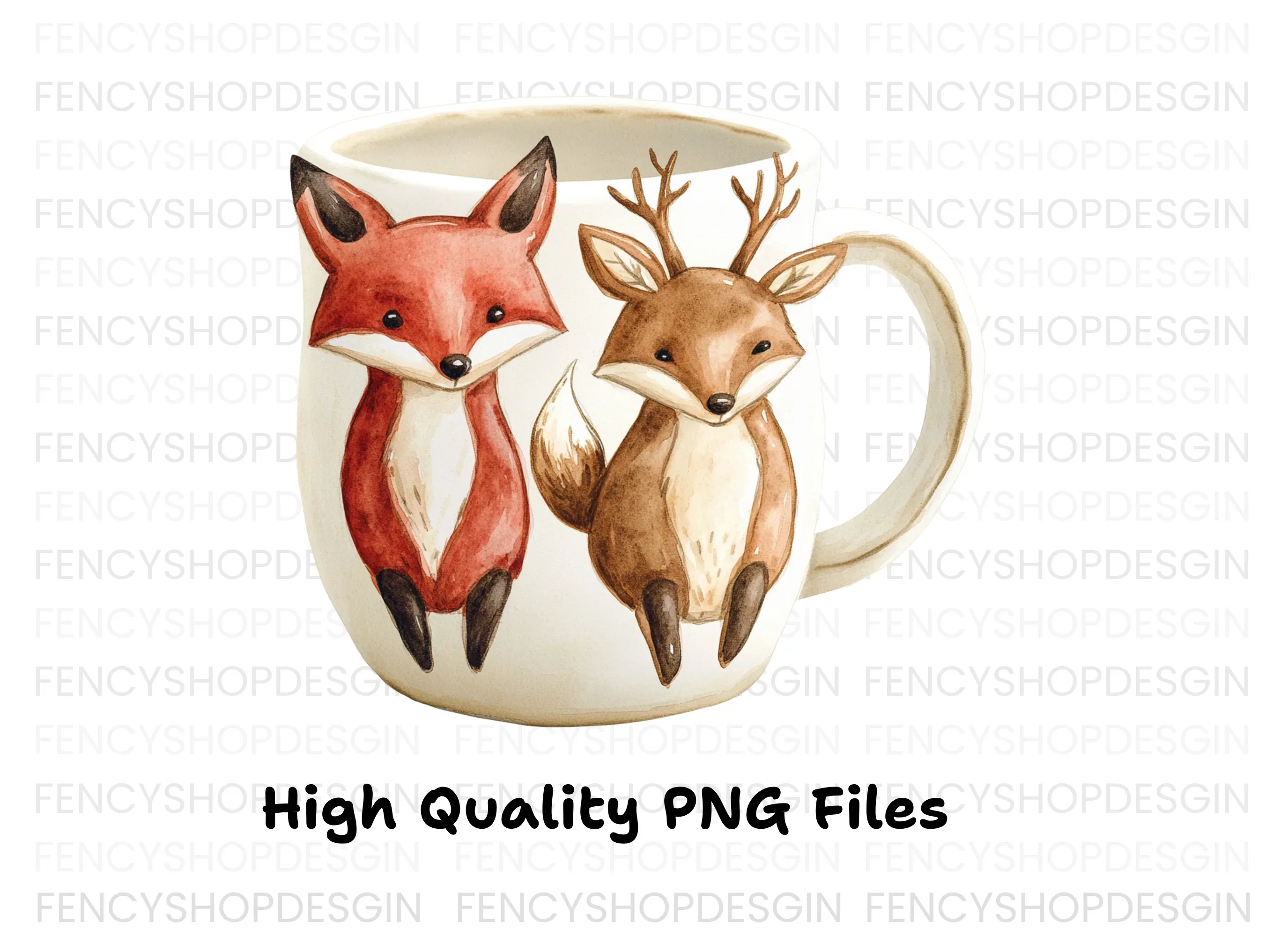 Cute Woodland Animals Clipart Bundle - Image 3