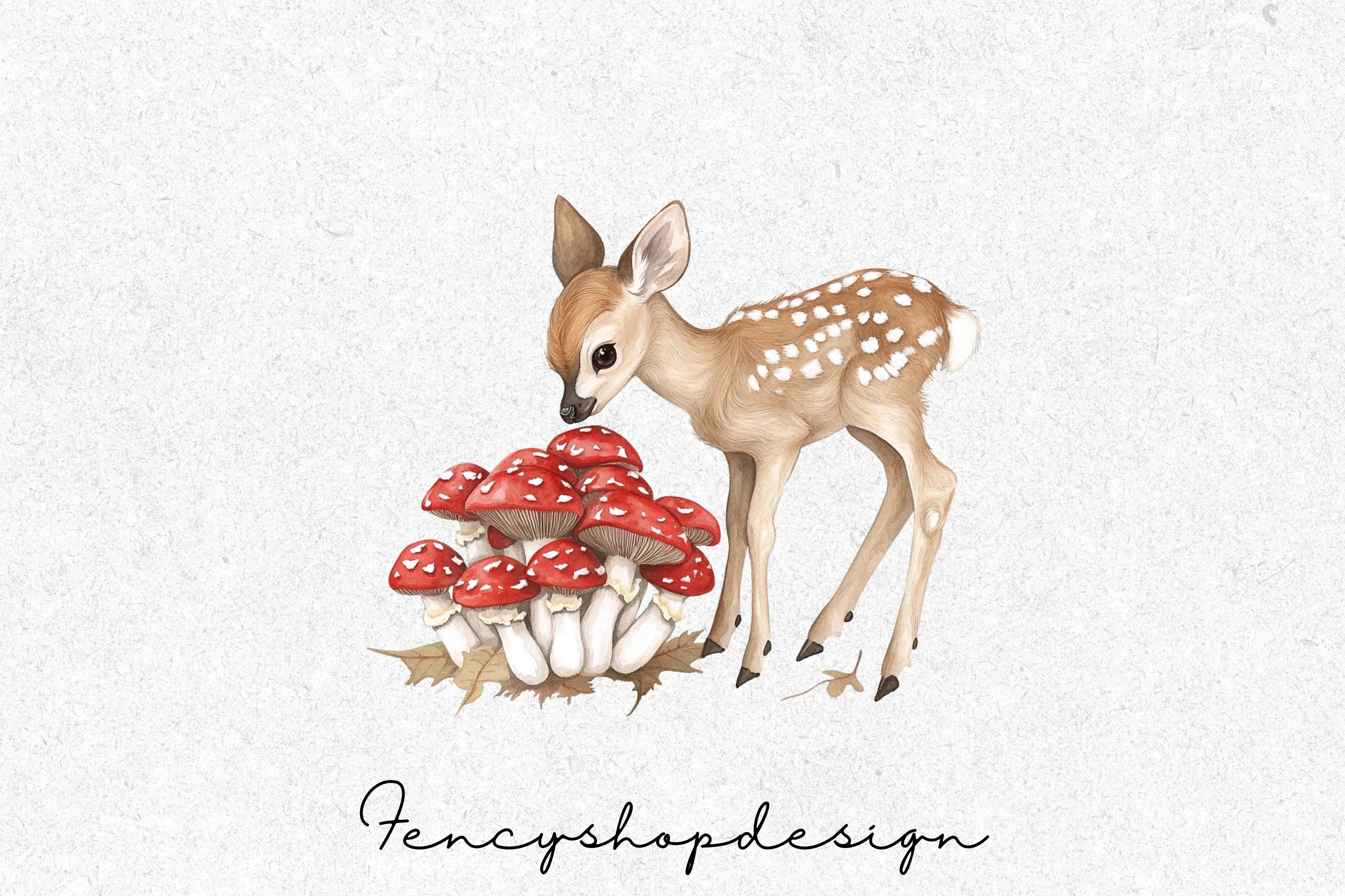 Cute Woodland Creatures Clipart Bundle - Image 2