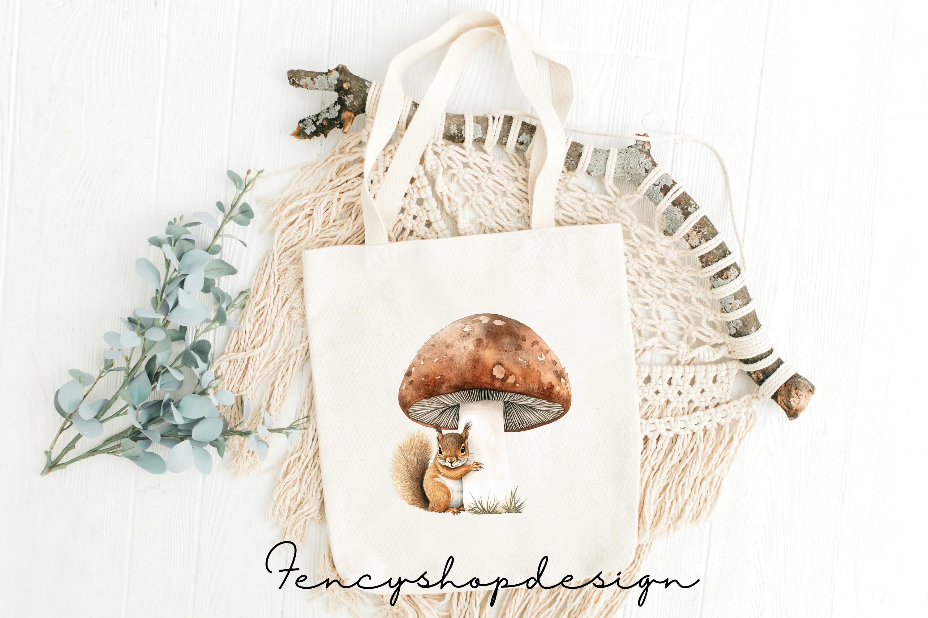 Cute Woodland Creatures Clipart Bundle - Image 6