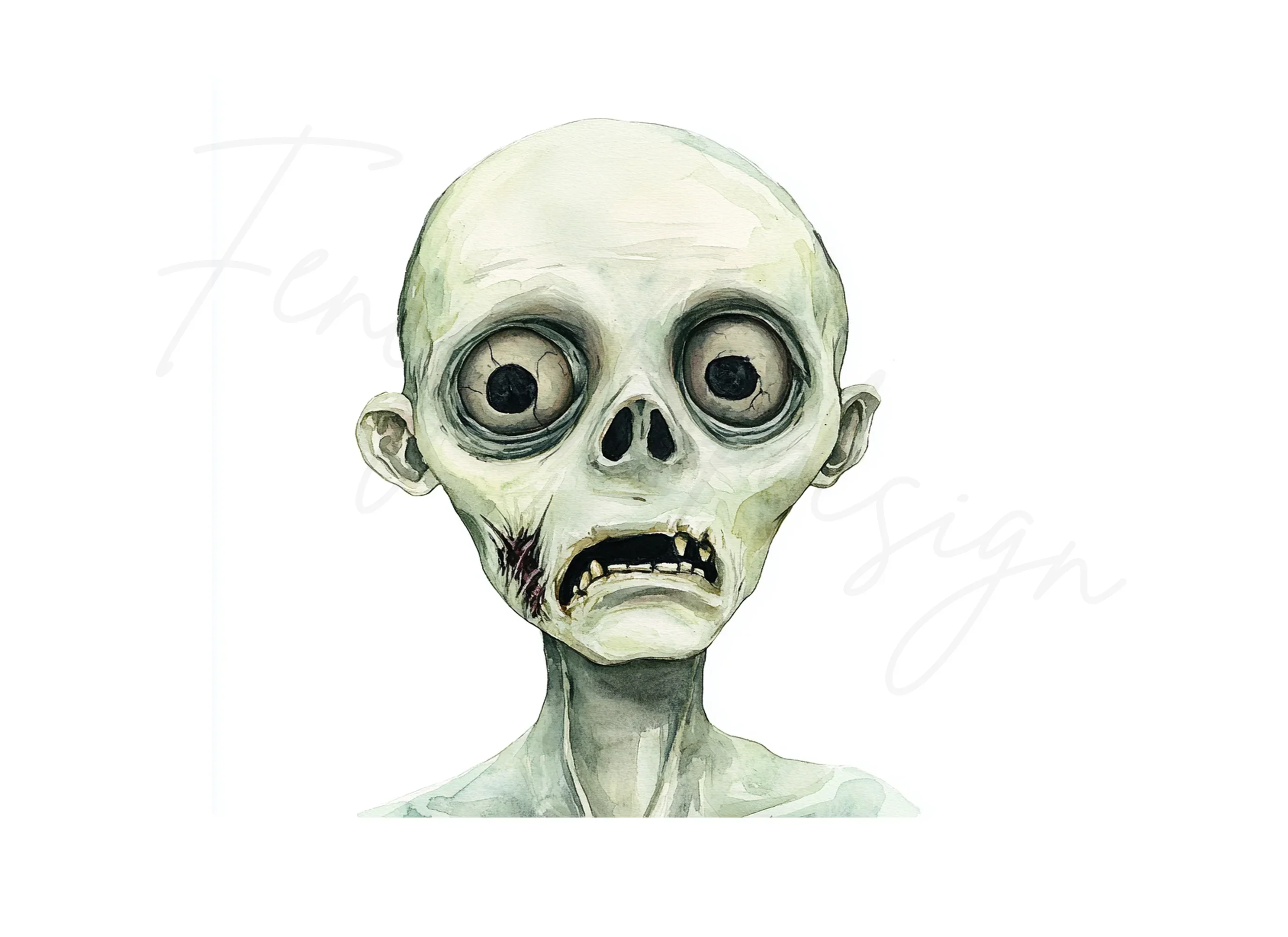Cute Zombie Clipart Bundle - Image 3