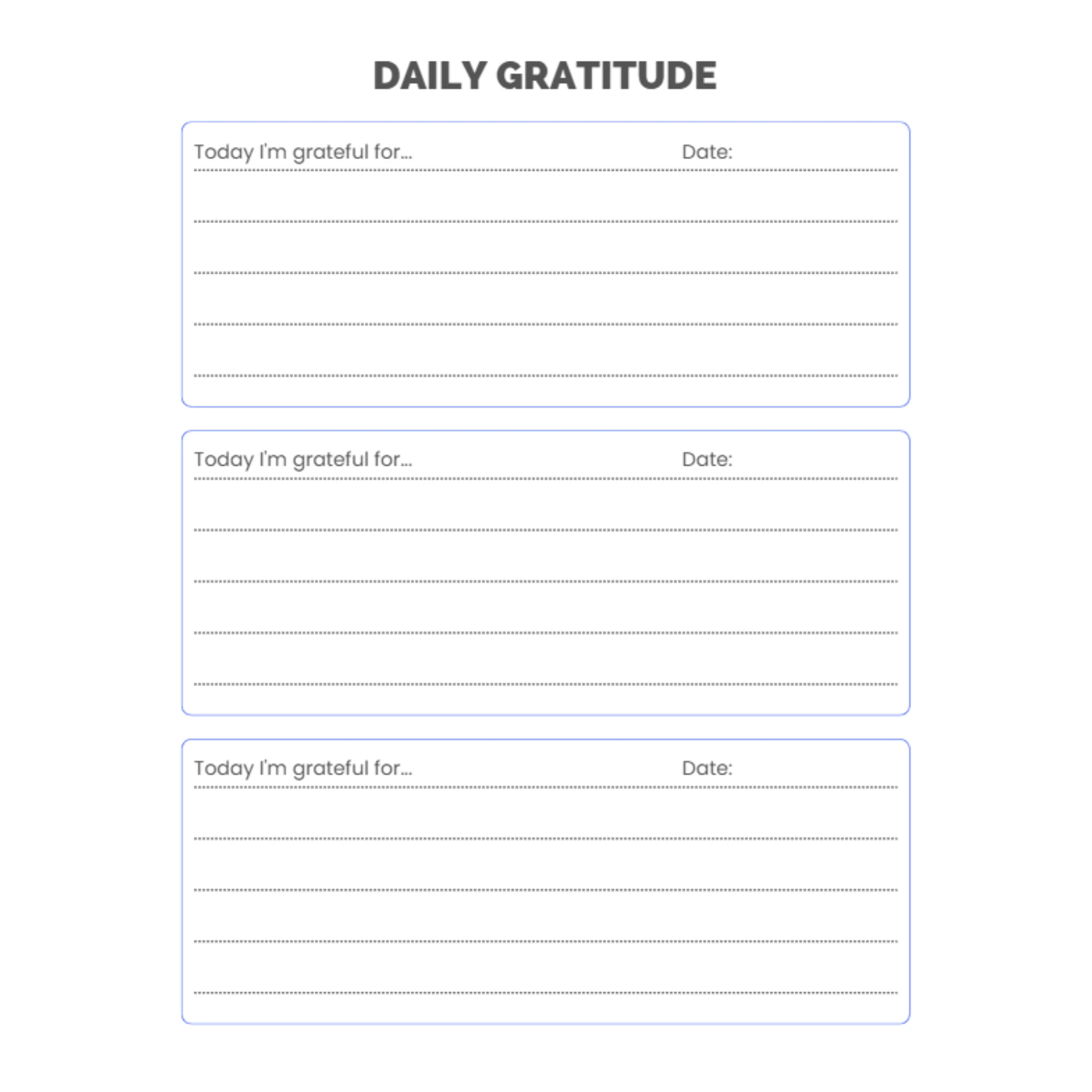 Daily Gratitude Bundle