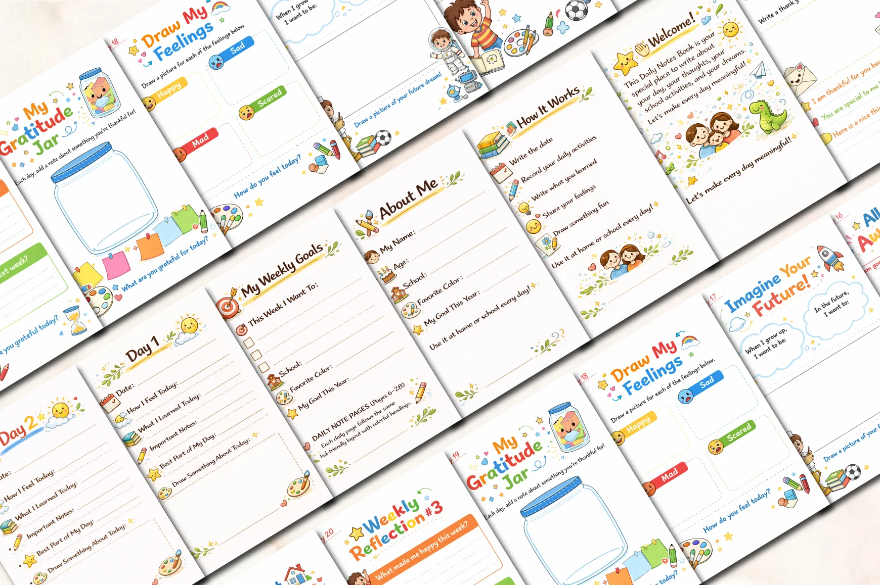 Daily Notes Kids Planner - Image 3