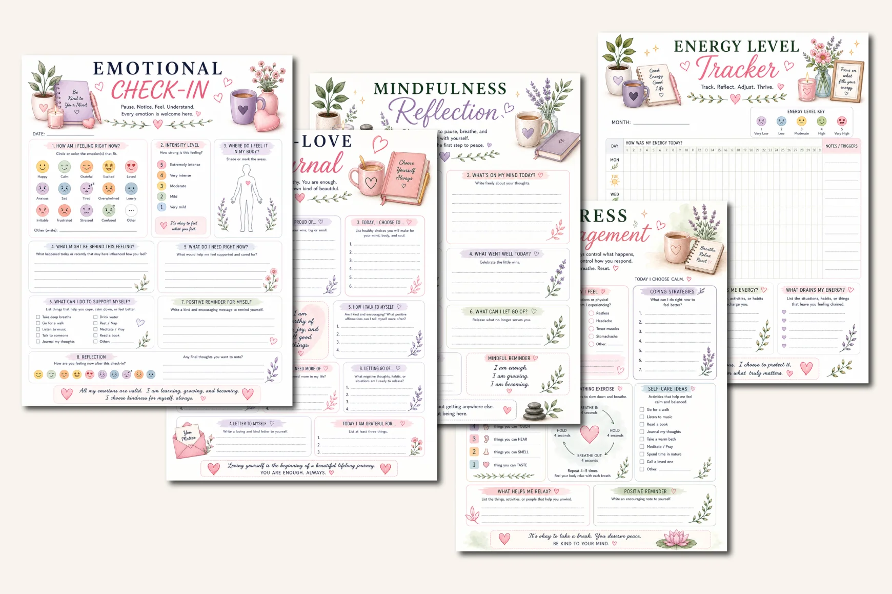 Daily Self Care Journal - Image 3