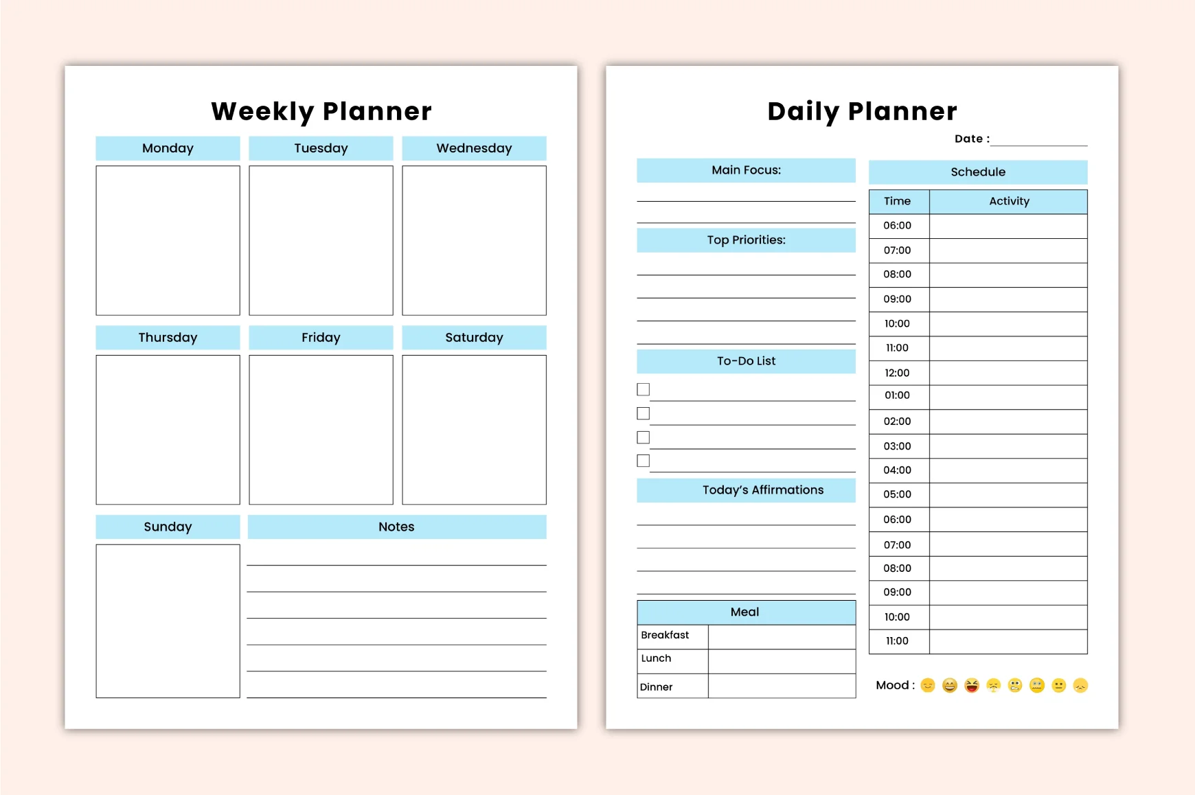 Daily & Weekly Goal Journal - Image 2