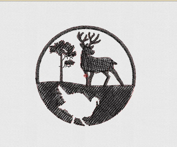 Dear Embroidery Design