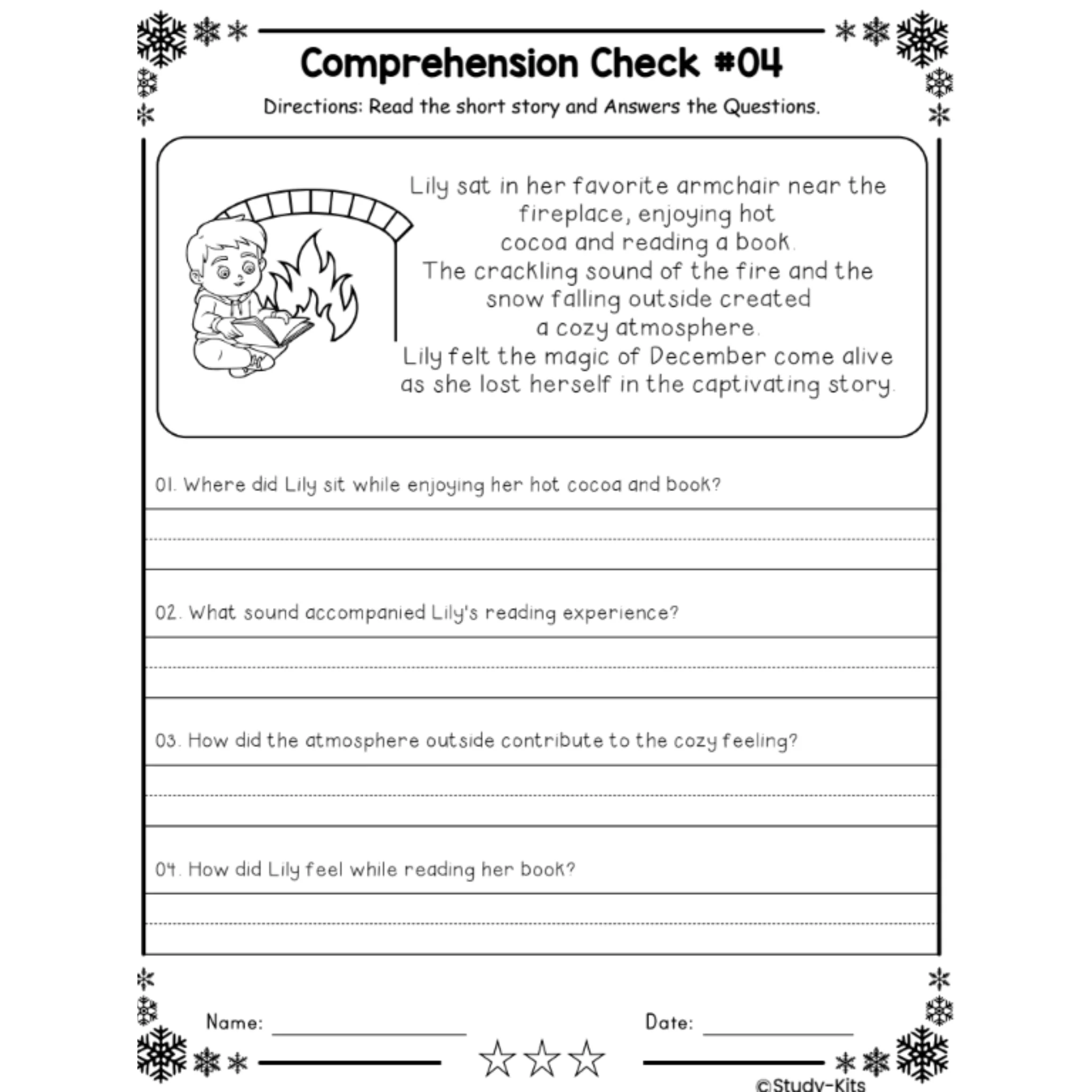 December Reading Comprehension Checks - Image 3