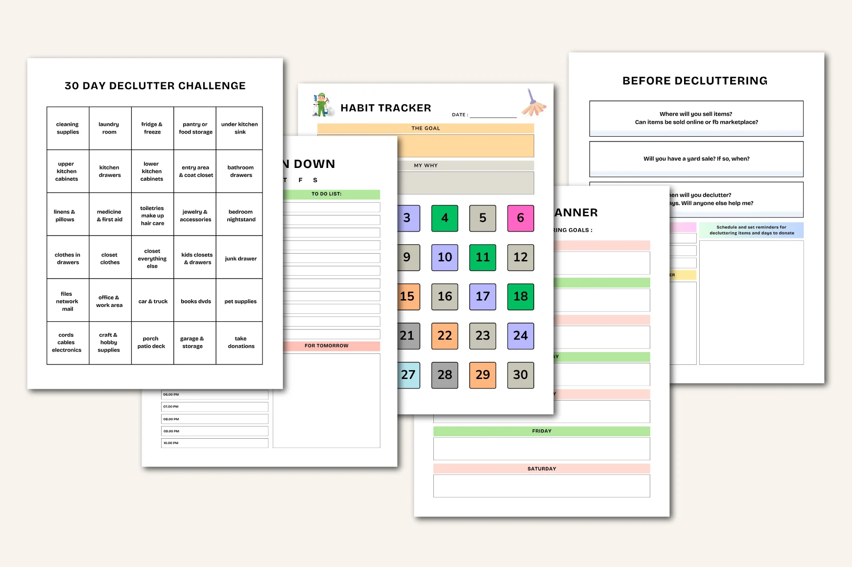 Decluttering Planner - Image 6
