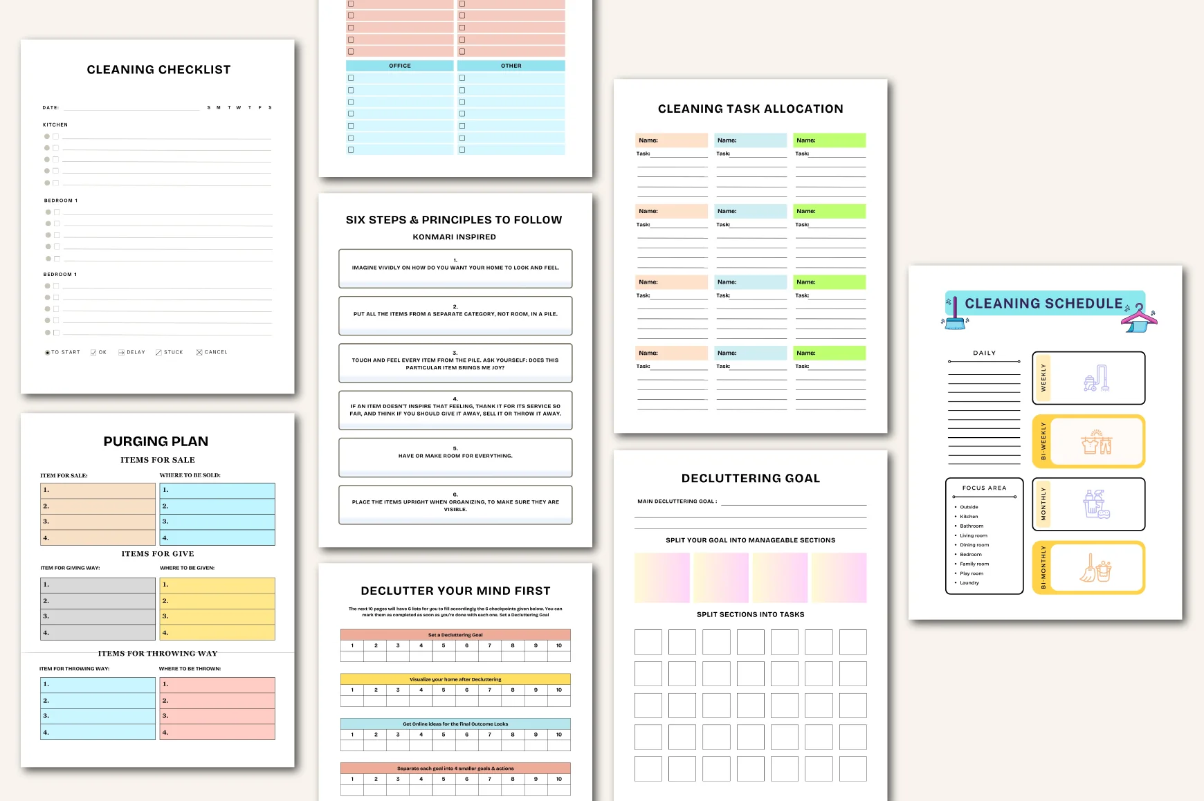 Decluttering Planner - Image 9