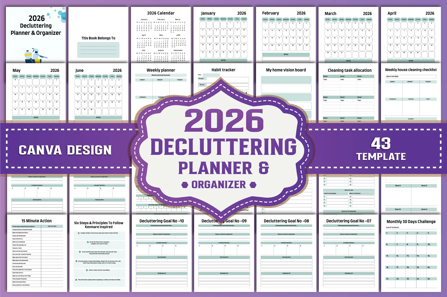 Decluttering Planner Guide