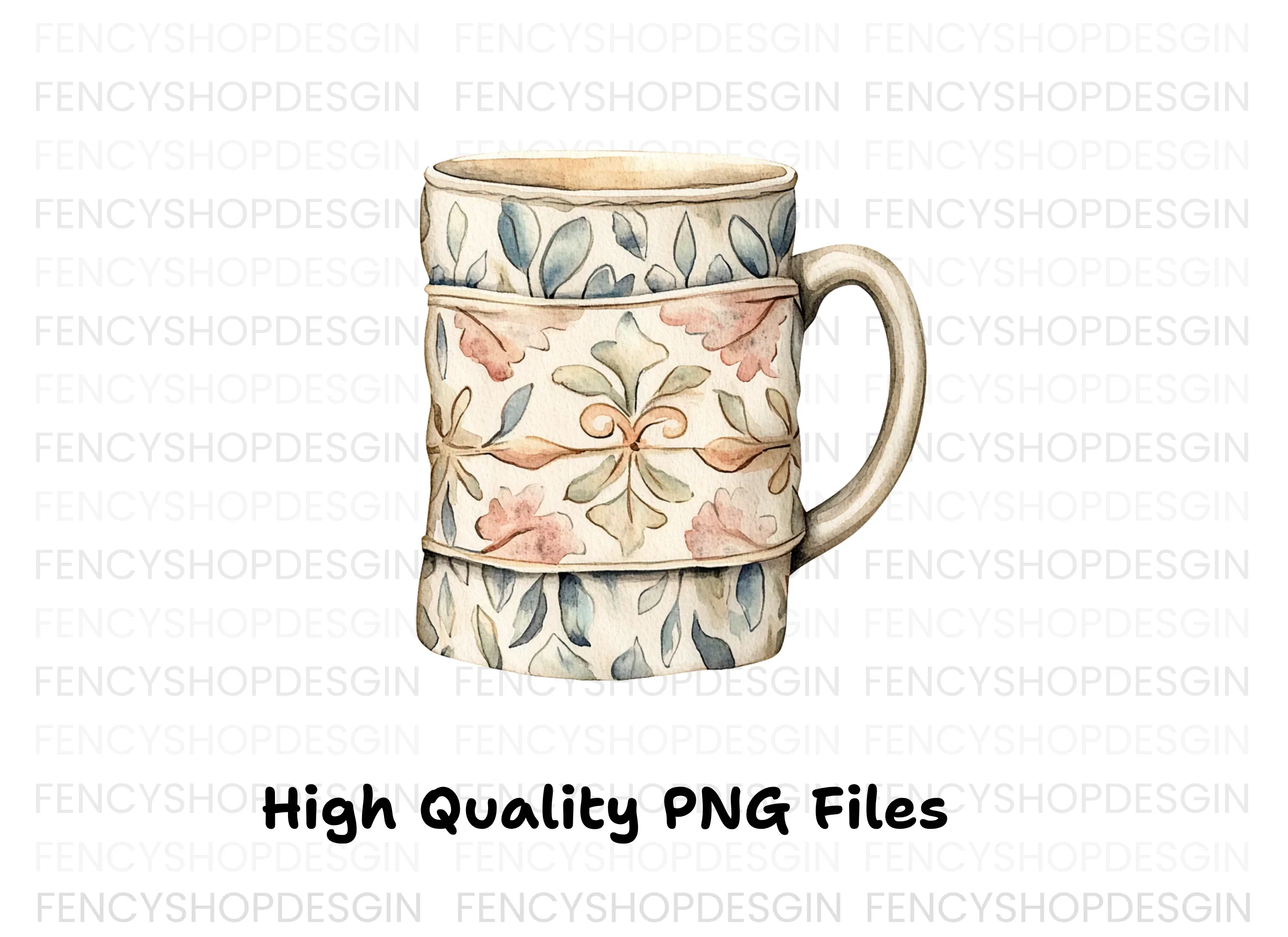 Decorative Floral Pattern Clipart Bundle - Image 2