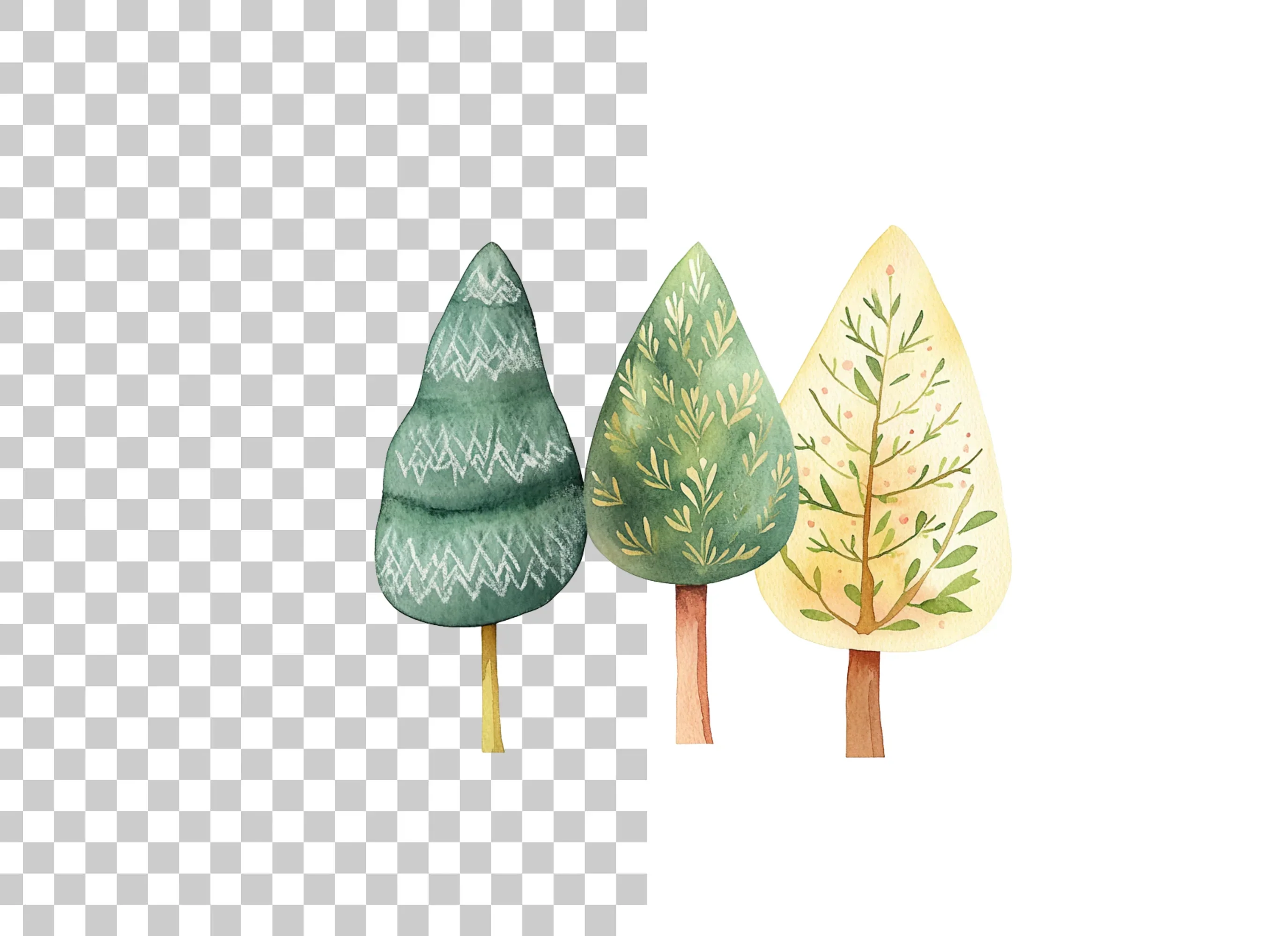 Decorative Tree Clipart Bundle - Image 2