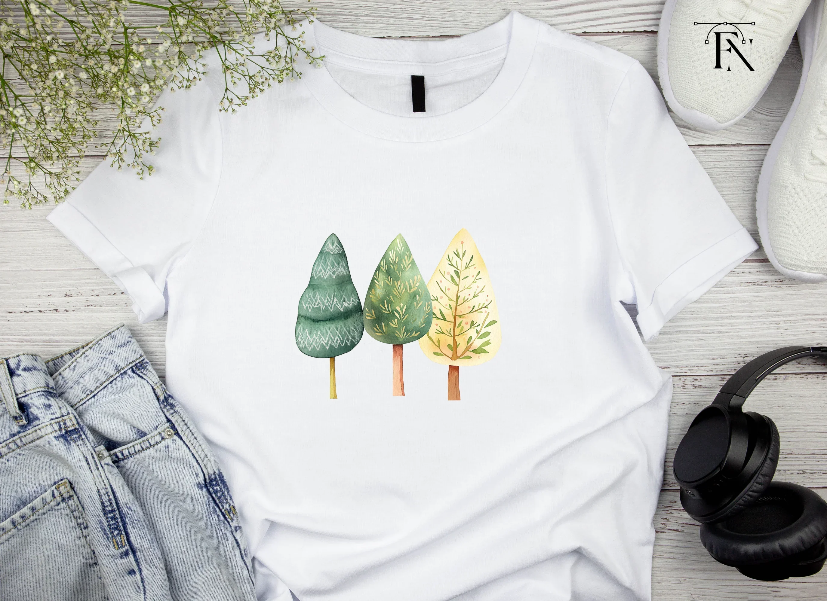 Decorative Tree Clipart Bundle - Image 4