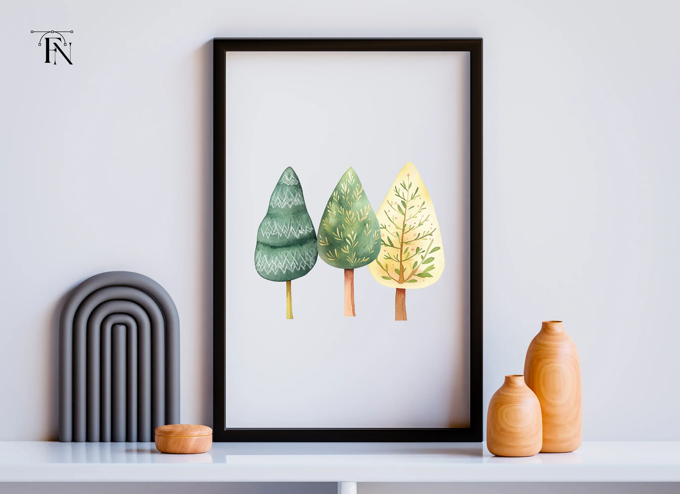 Decorative Tree Clipart Bundle - Image 6
