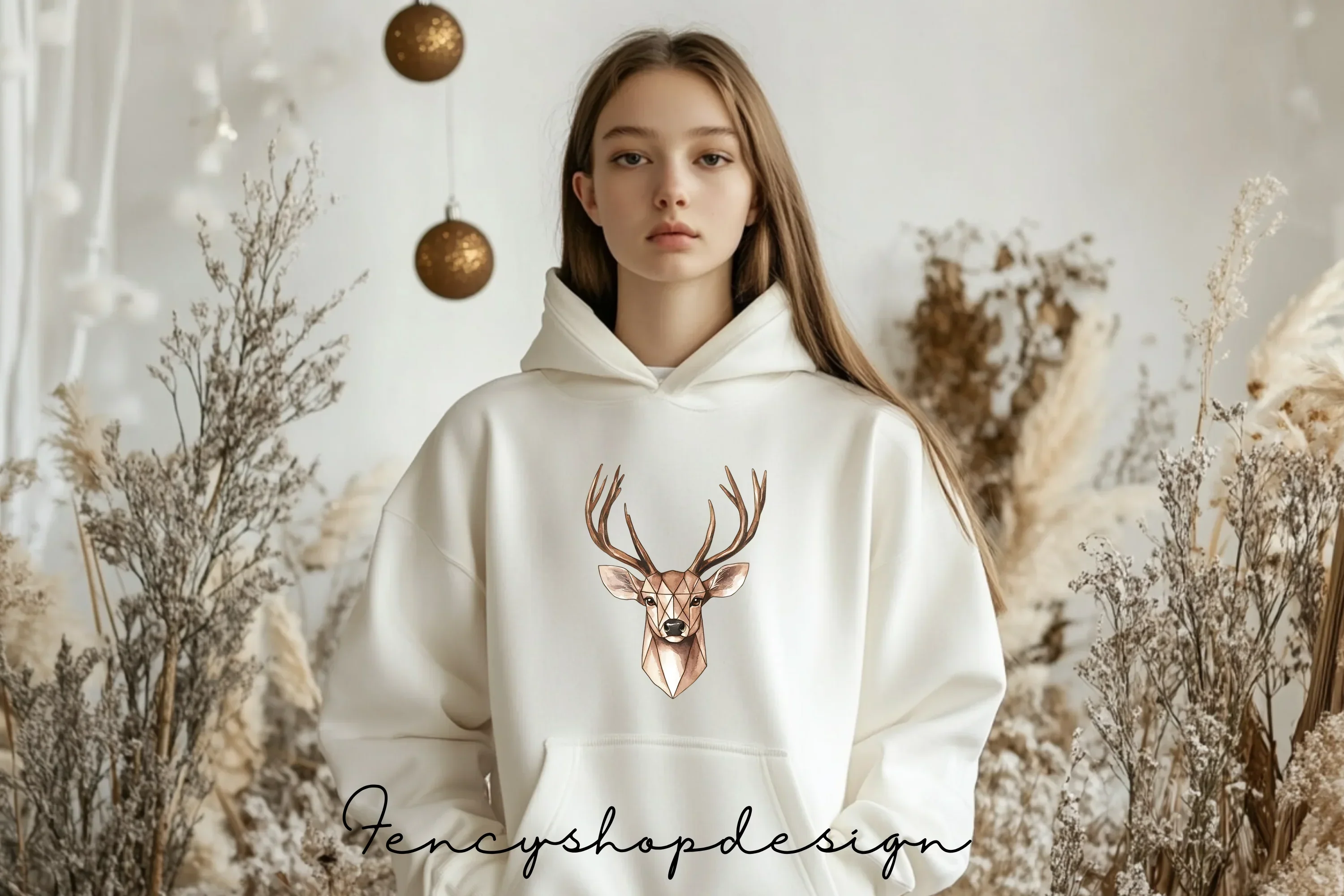 Deer Head Clipart Bundle - Image 6