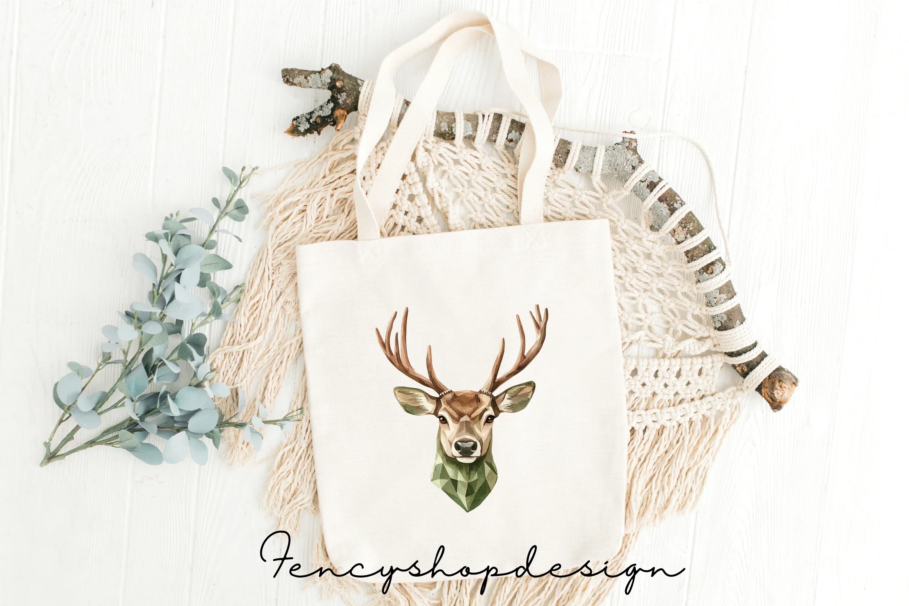 Deer Head Clipart Bundle - Image 8