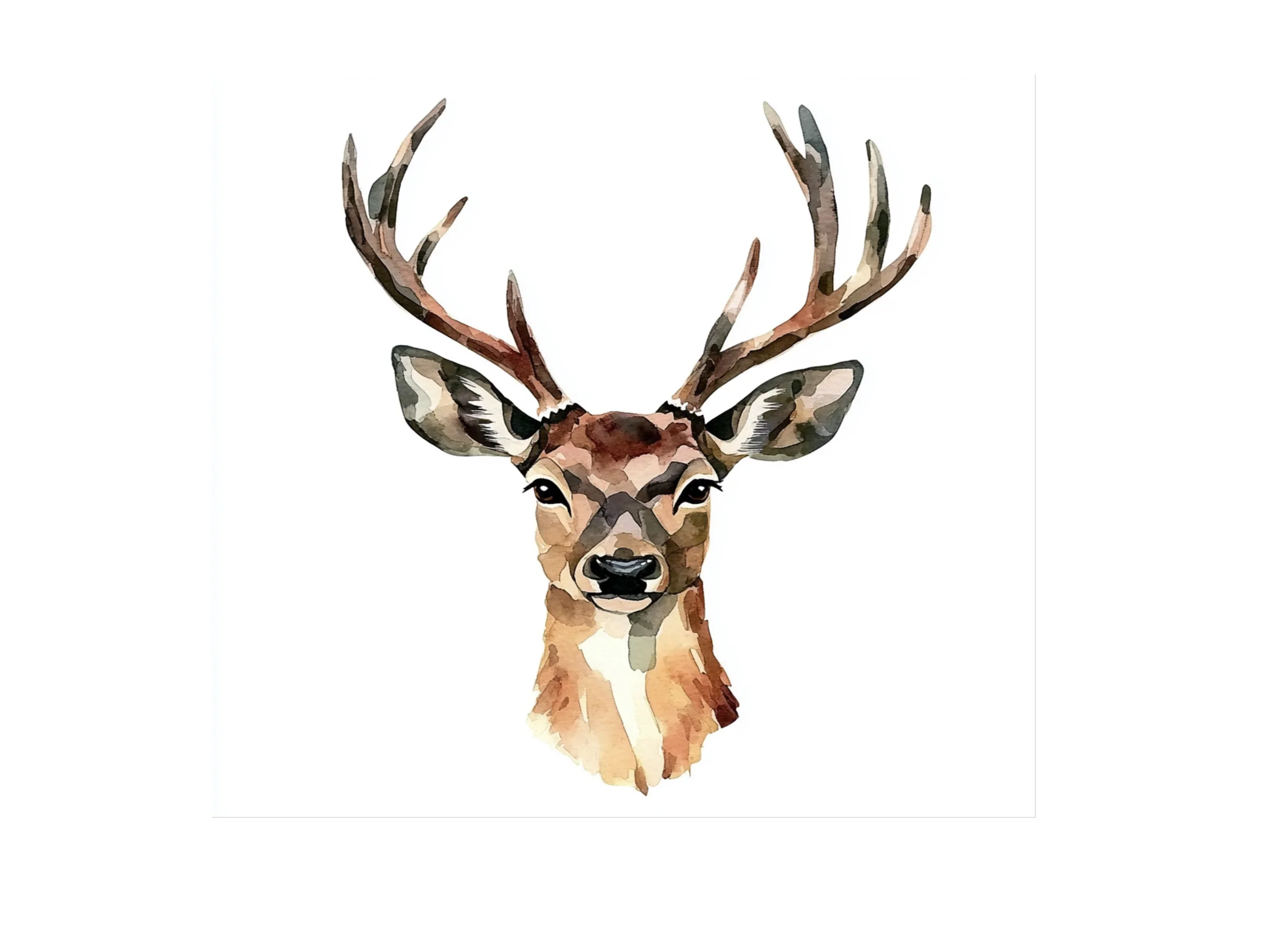 Deer Head Clipart Bundle - Image 2