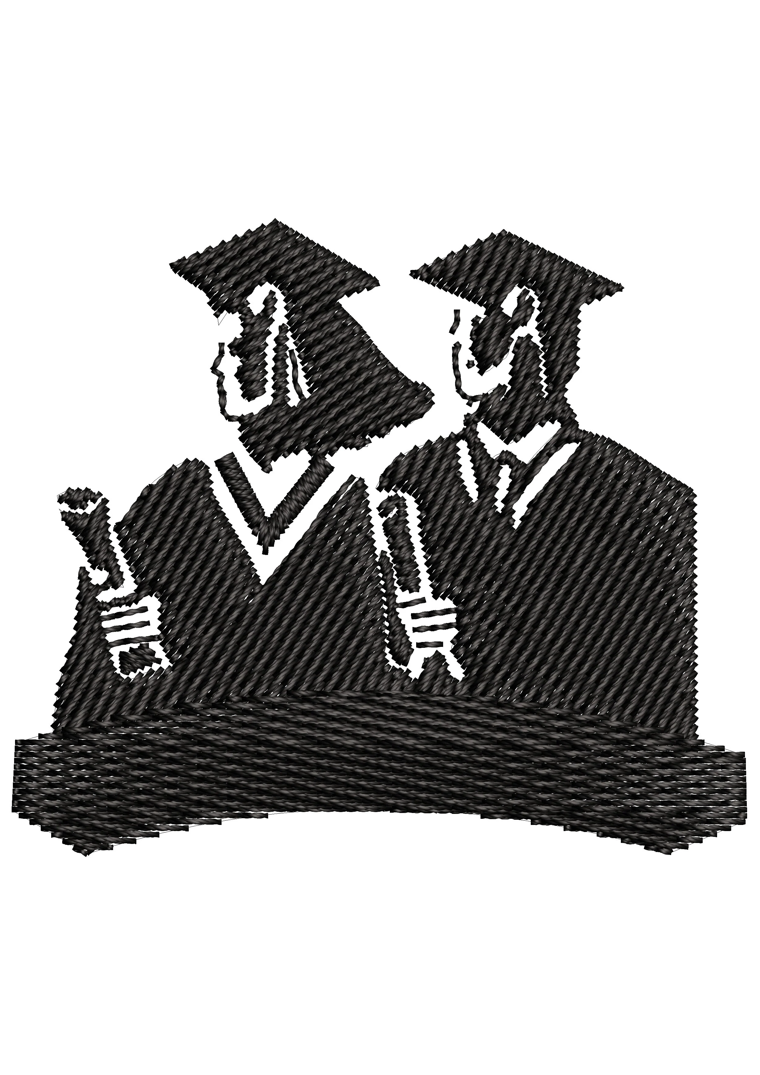 Degree Holder Embroidery Design
