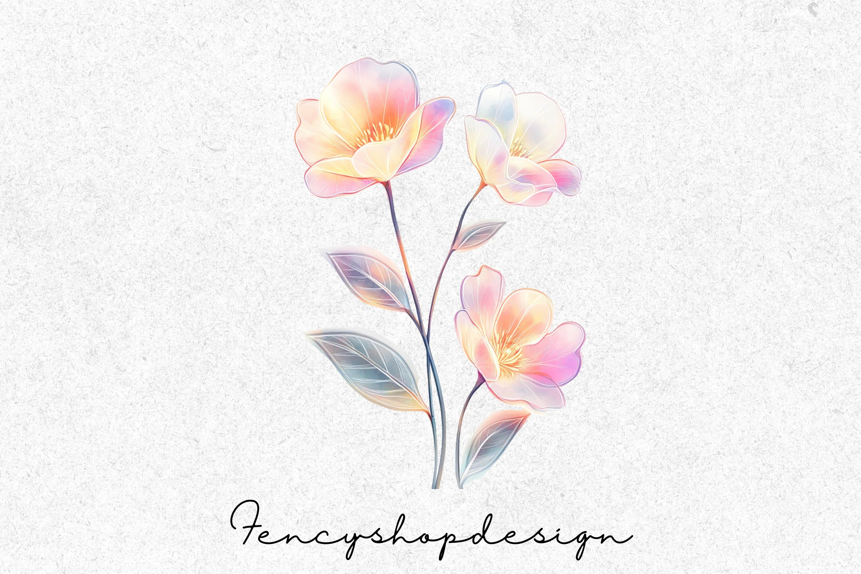 Delicate Floral Clipart Bundle - Image 7