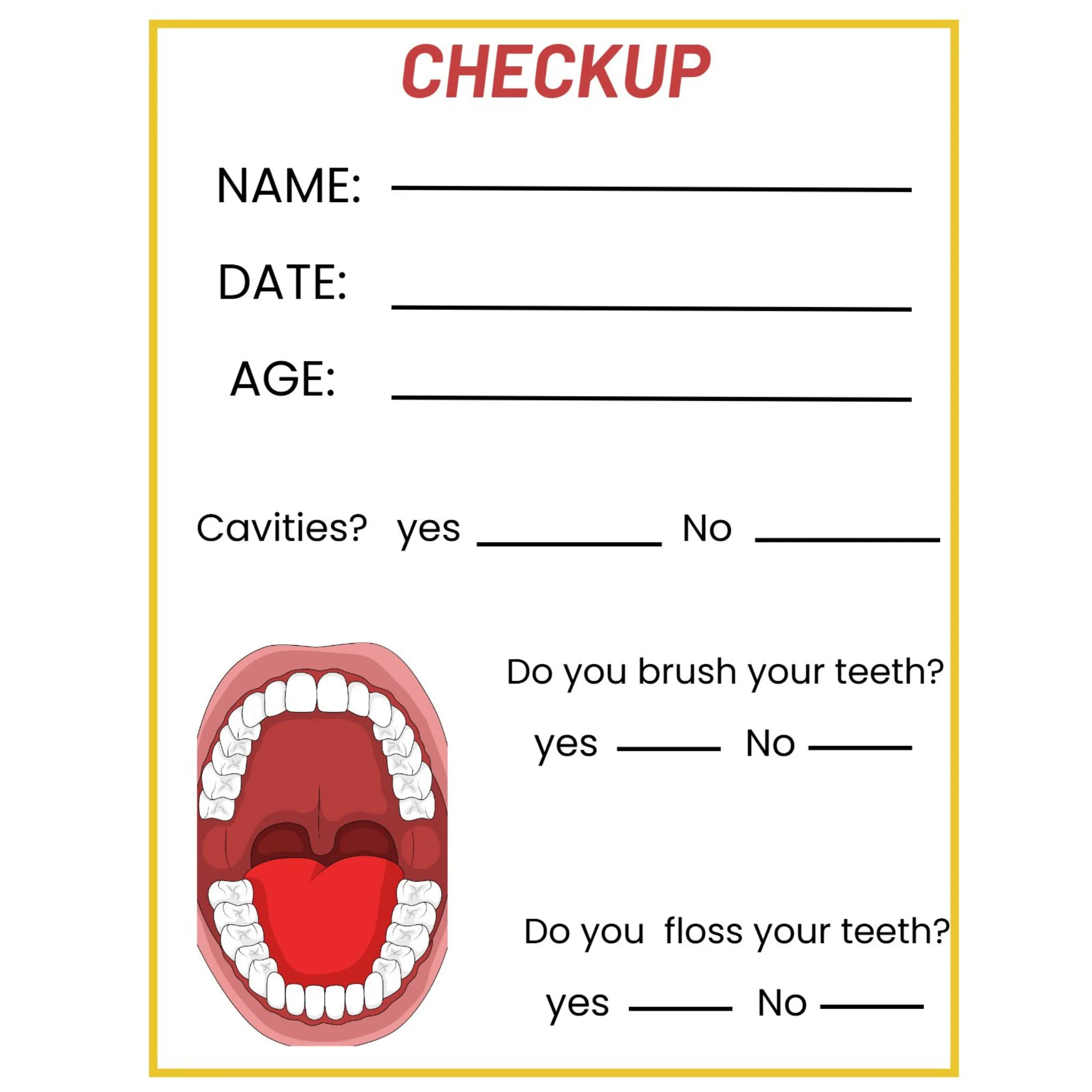 Dentist Office Dramatic Play Pack - Image 5