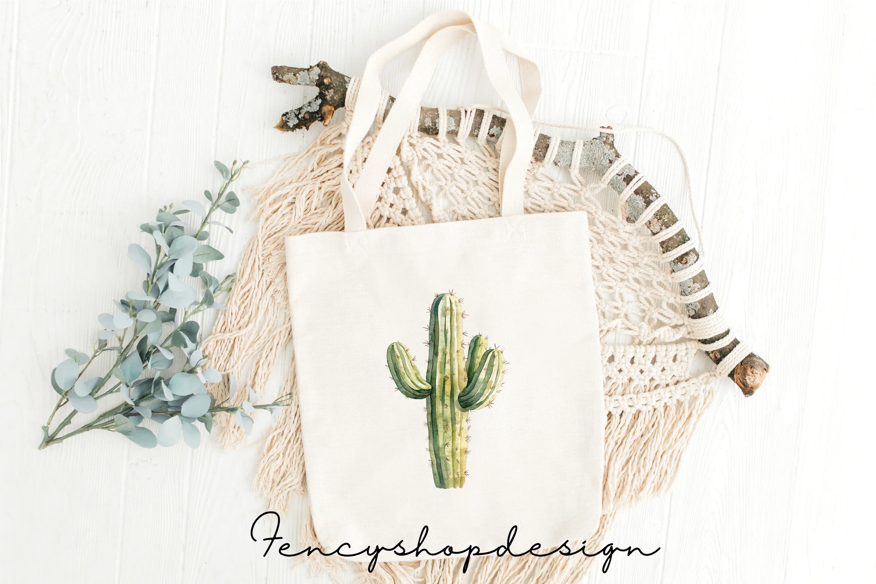 Desert Cactus Clipart Bundle - Image 2