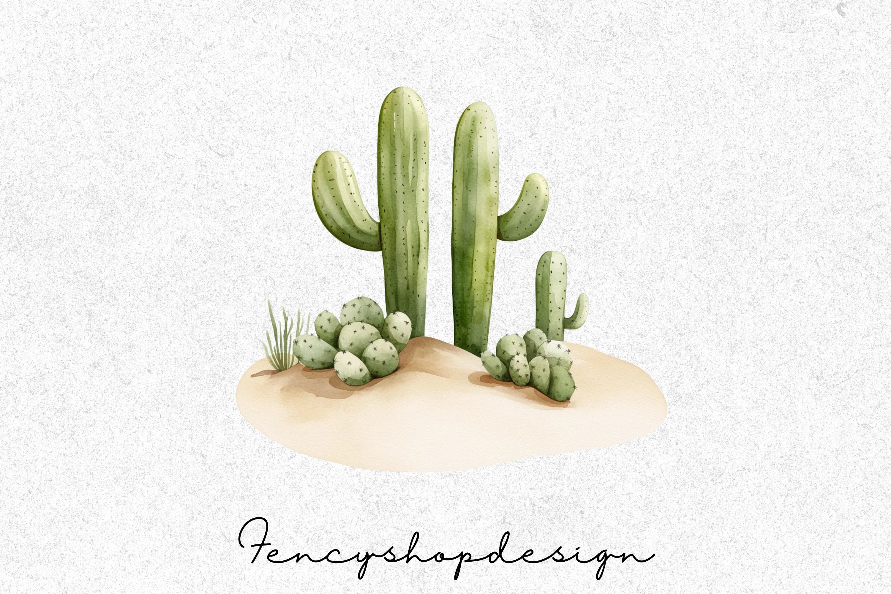 Desert Cactus Clipart Bundle - Image 6