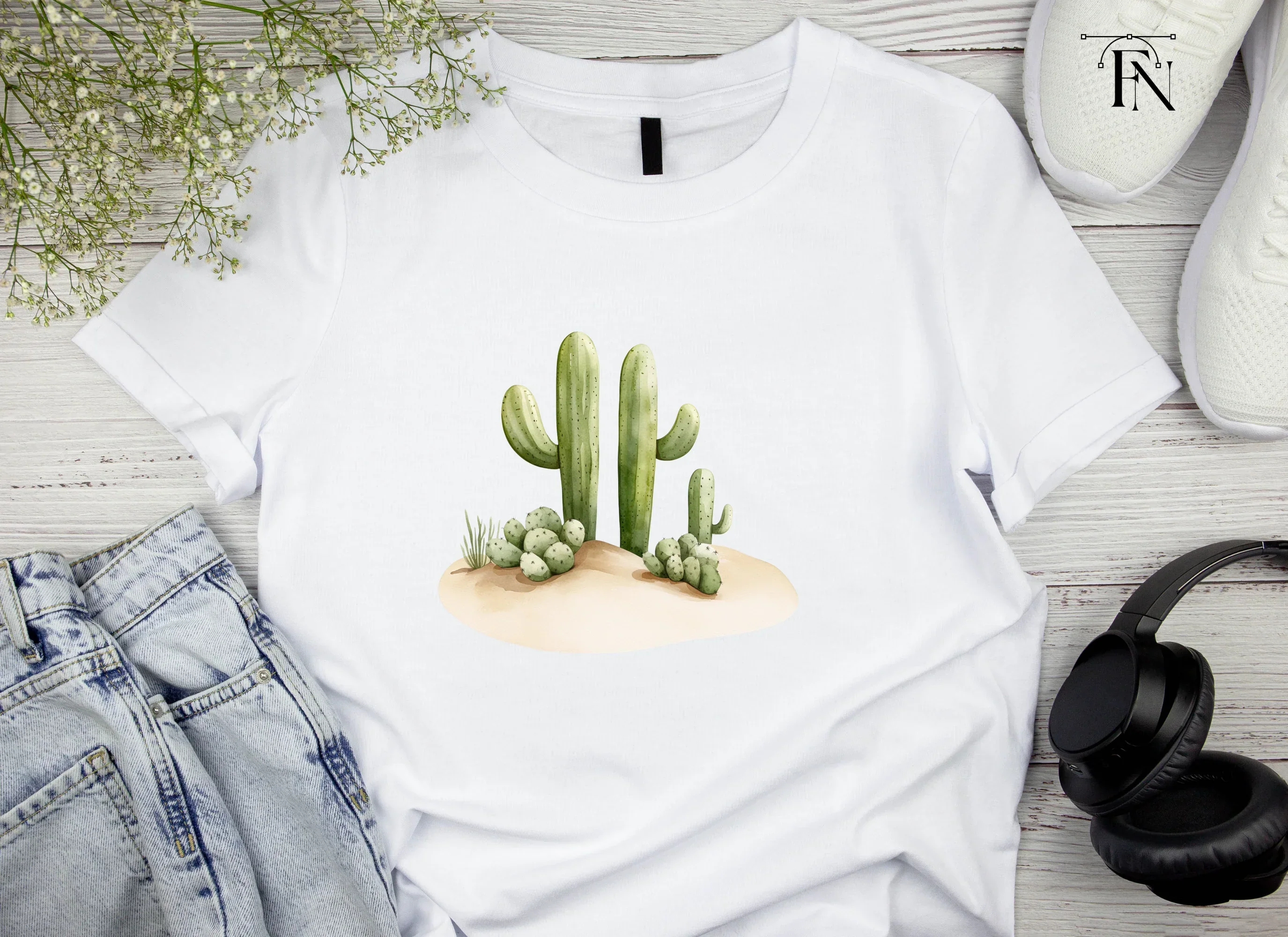 Desert Cactus Clipart Bundle - Image 4