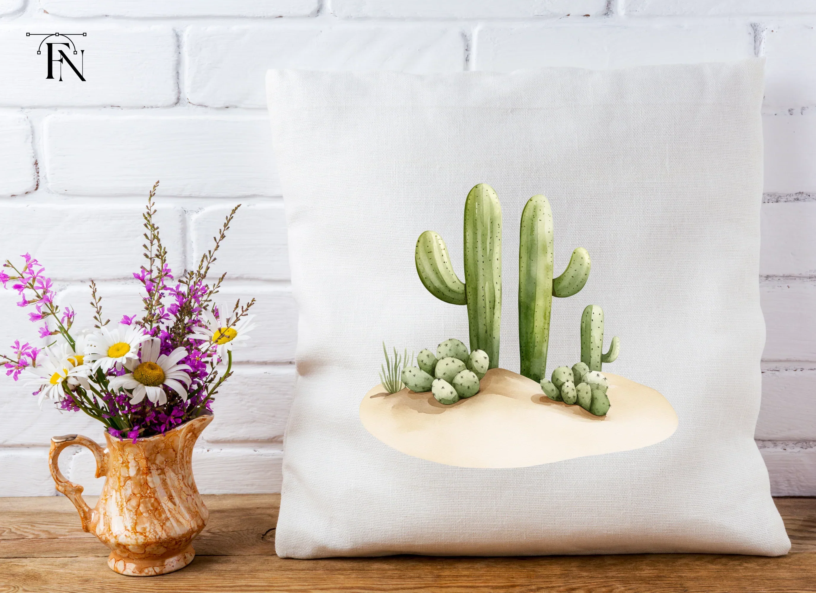 Desert Cactus Clipart Bundle - Image 5